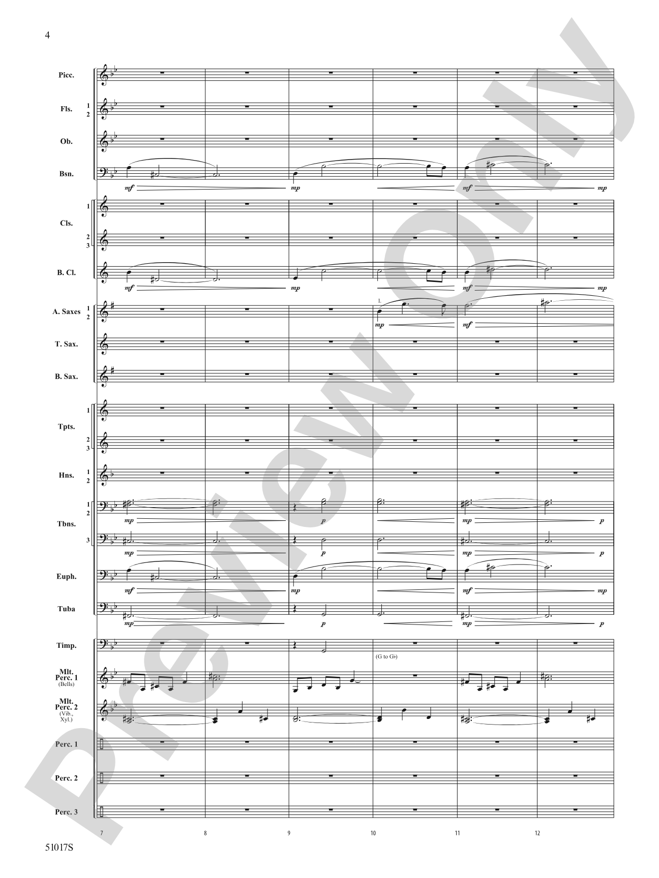 Lucid Dreams: Concert Band Conductor Score & Parts
