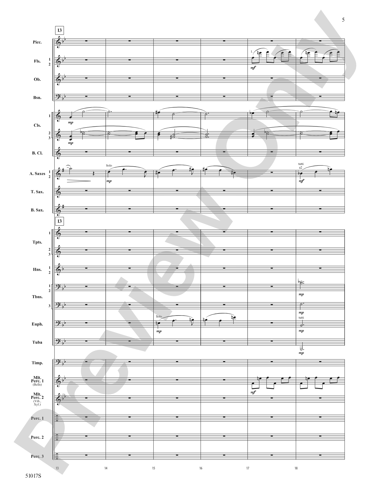 Lucid Dreams: Concert Band Conductor Score & Parts