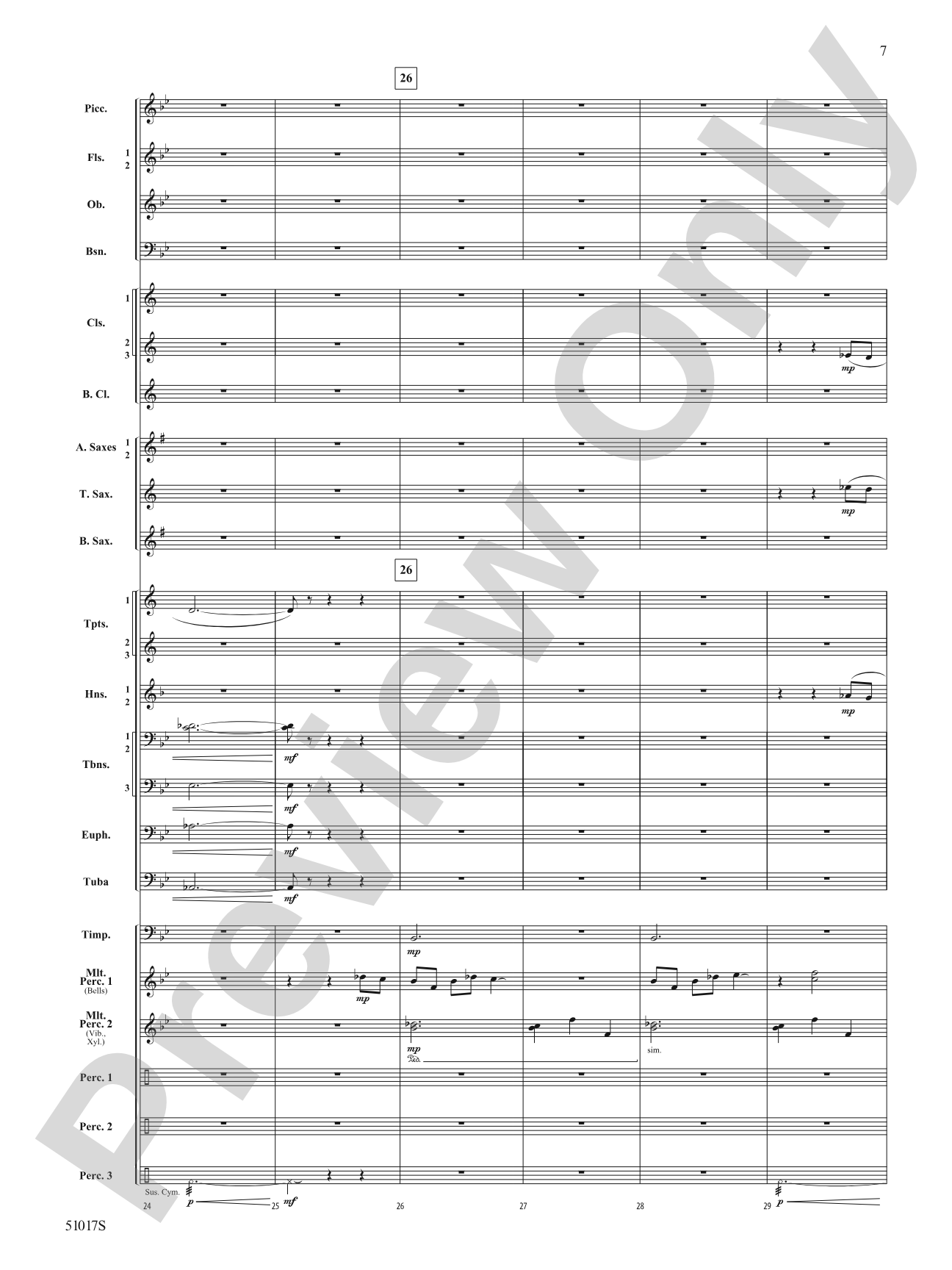 Lucid Dreams: Concert Band Conductor Score & Parts