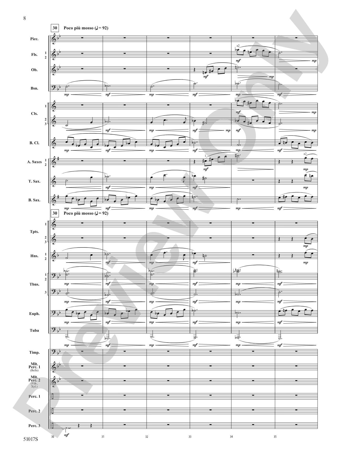 Lucid Dreams: Concert Band Conductor Score & Parts