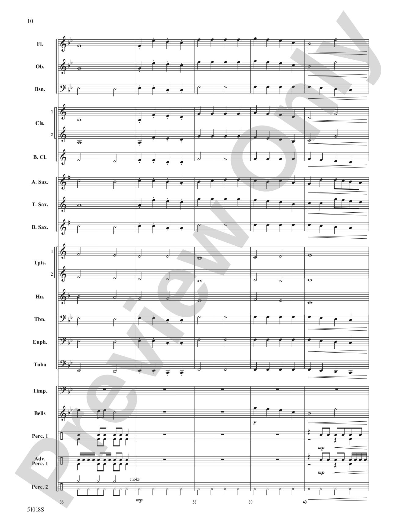 All is NOT Calm: Score