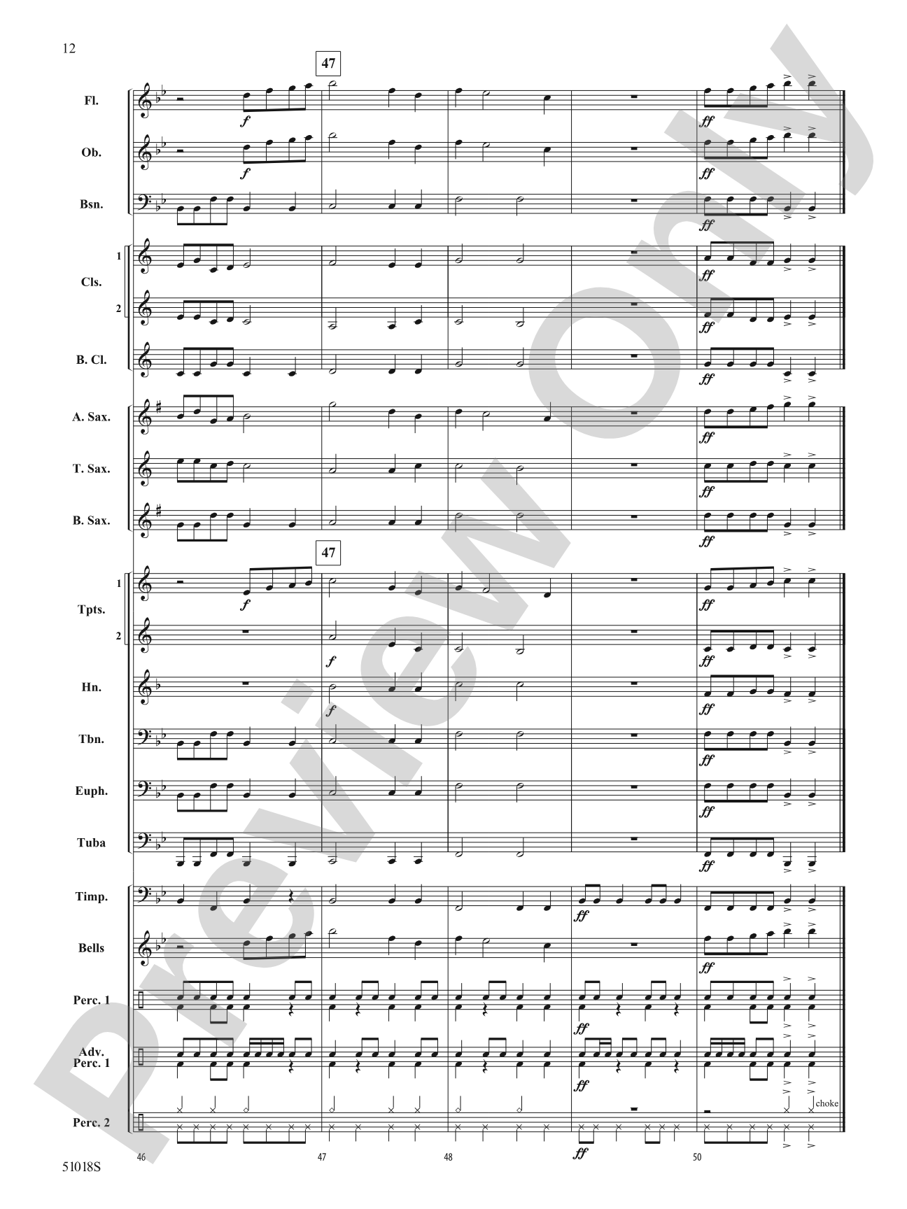 All is NOT Calm: Score
