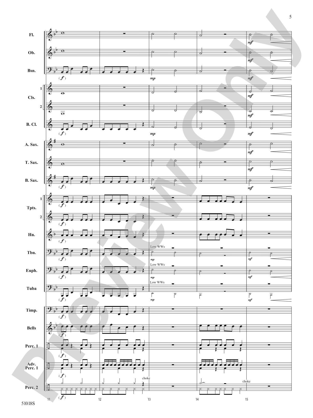 All is NOT Calm: Score