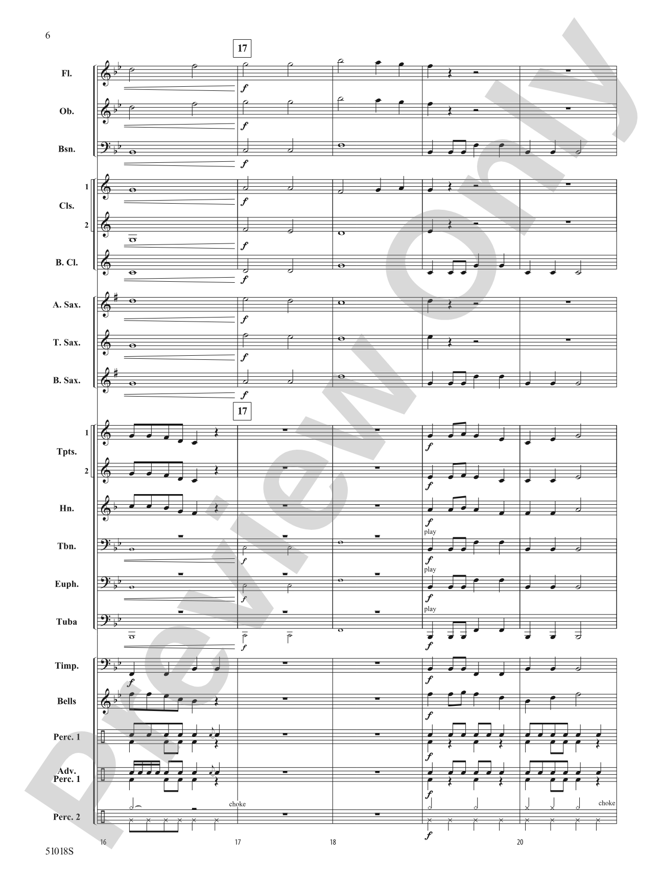All is NOT Calm: Score