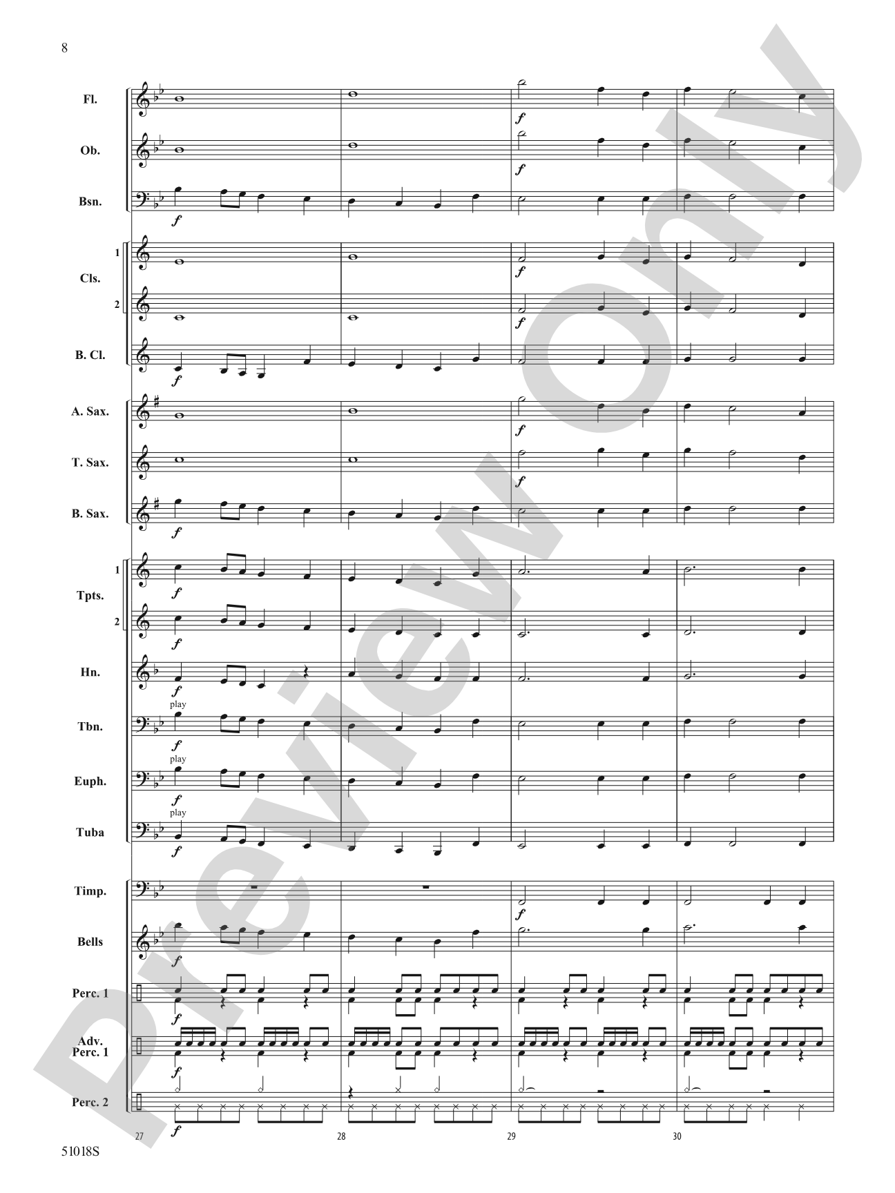 All is NOT Calm: Score