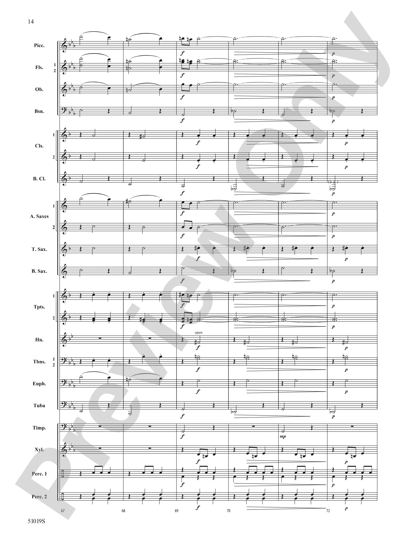Haunted Night: Concert Band Conductor Score & Parts