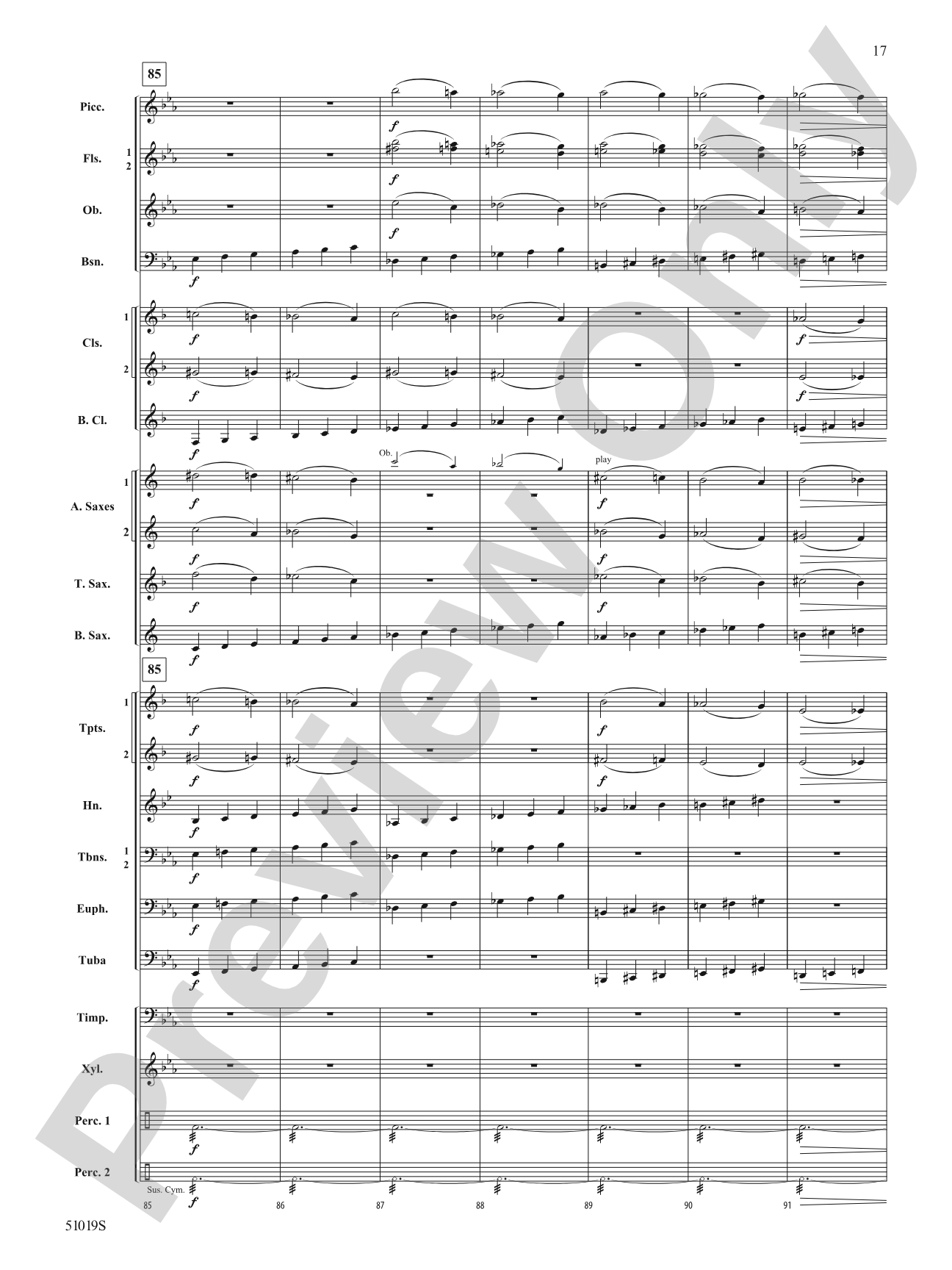 Haunted Night: Concert Band Conductor Score & Parts