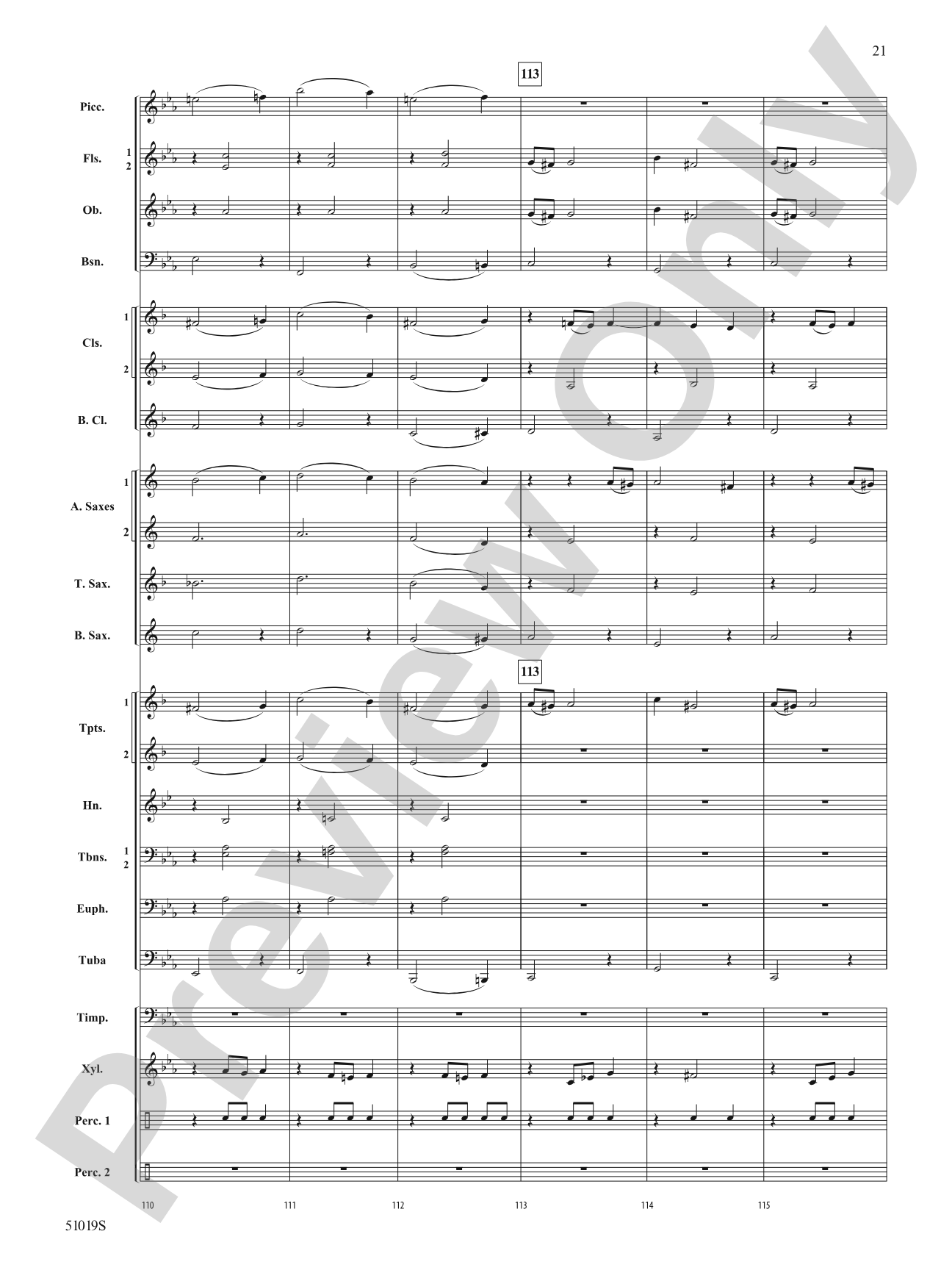 Haunted Night: Concert Band Conductor Score & Parts