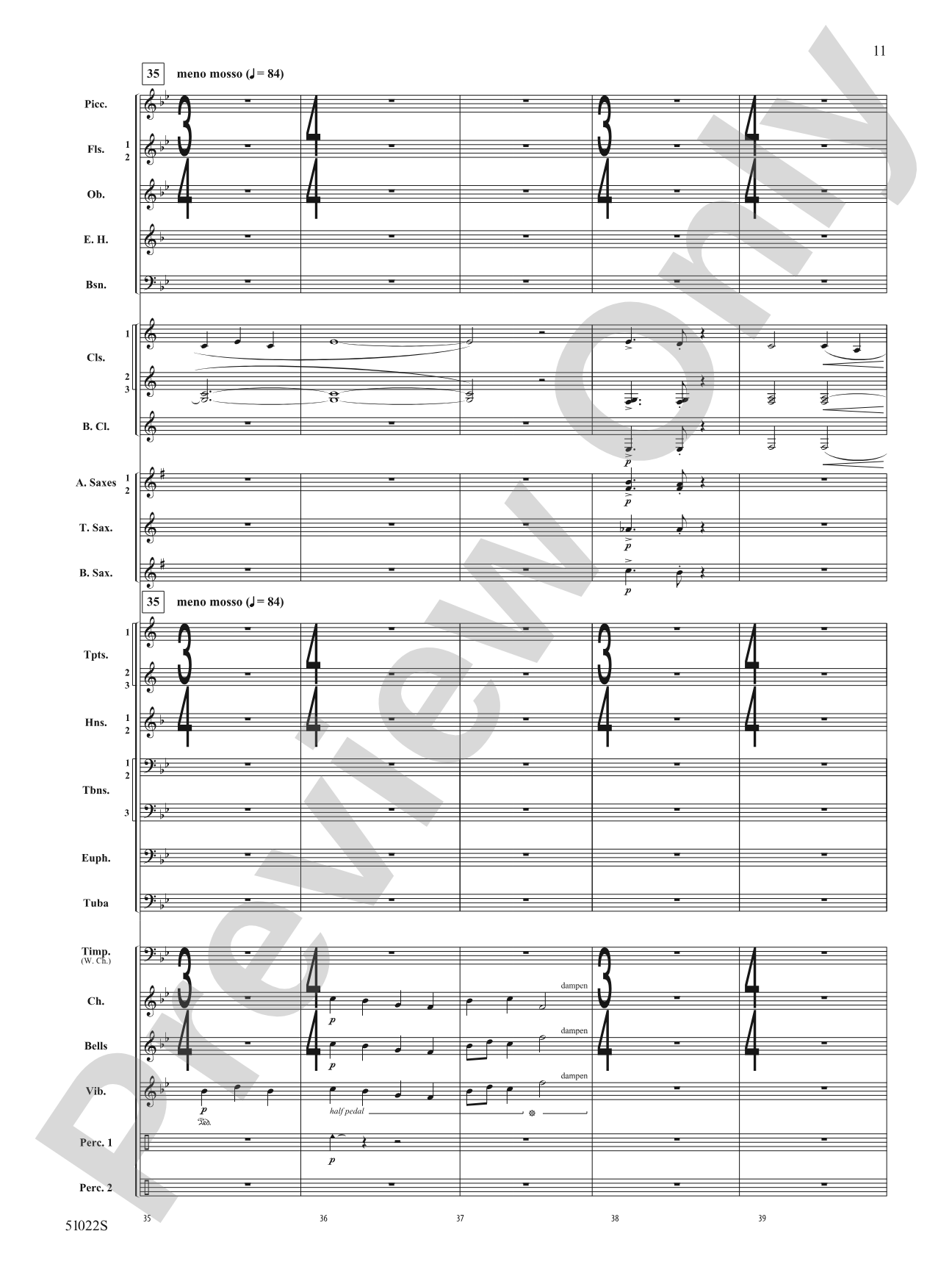 How Sweet the Sound: Concert Band Conductor Score & Parts