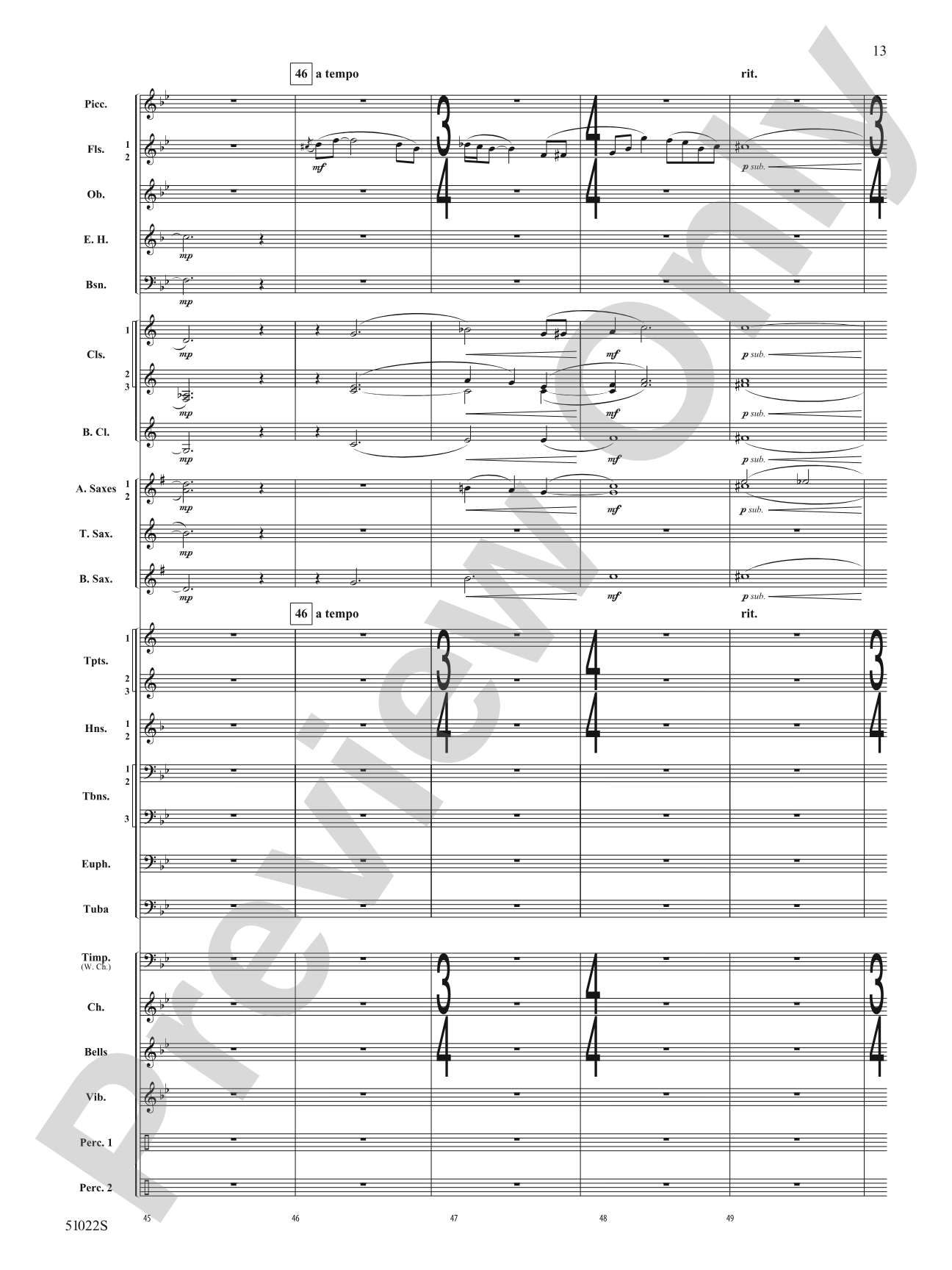 How Sweet the Sound: Concert Band Conductor Score & Parts