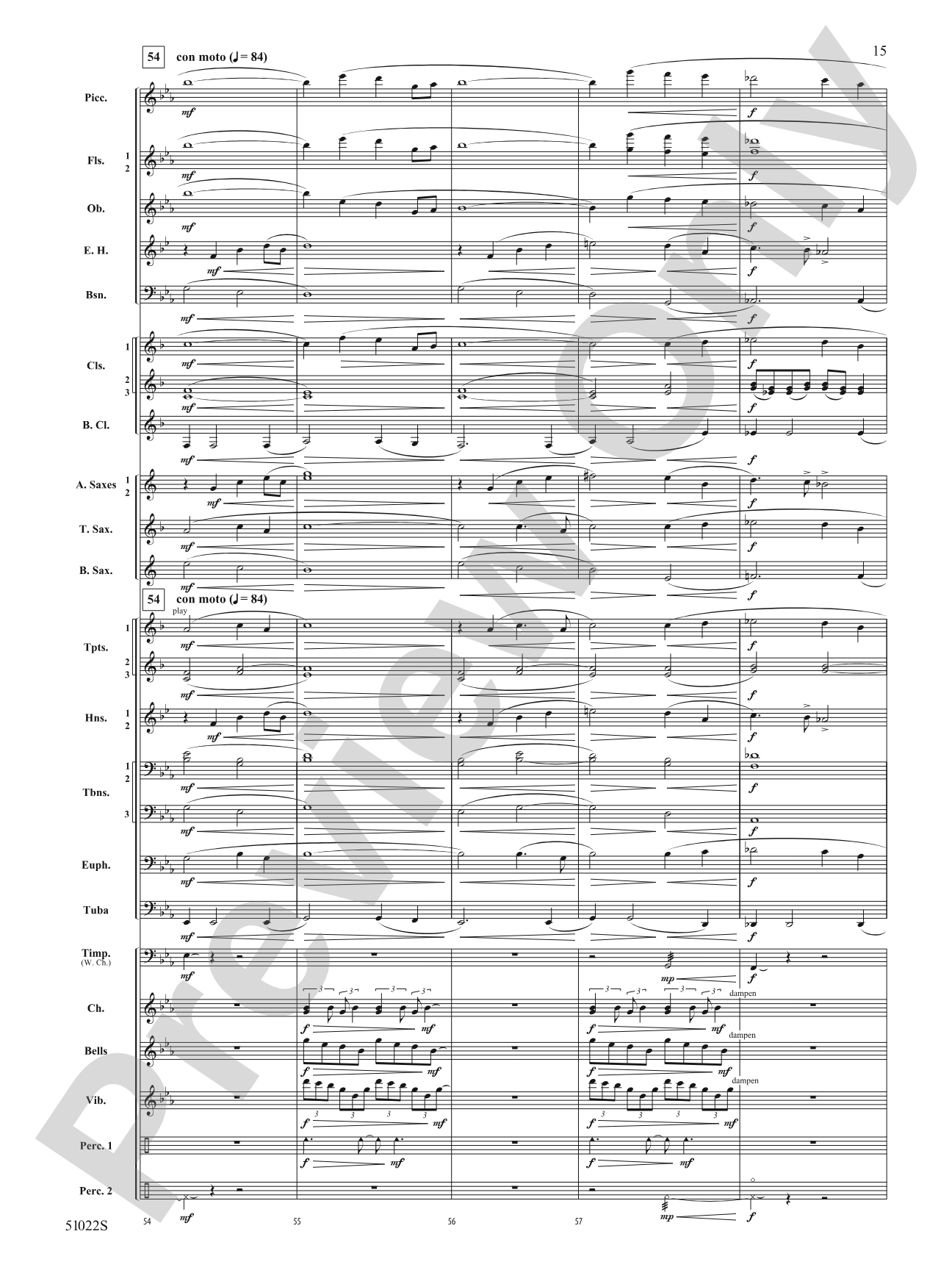 How Sweet the Sound: Concert Band Conductor Score & Parts