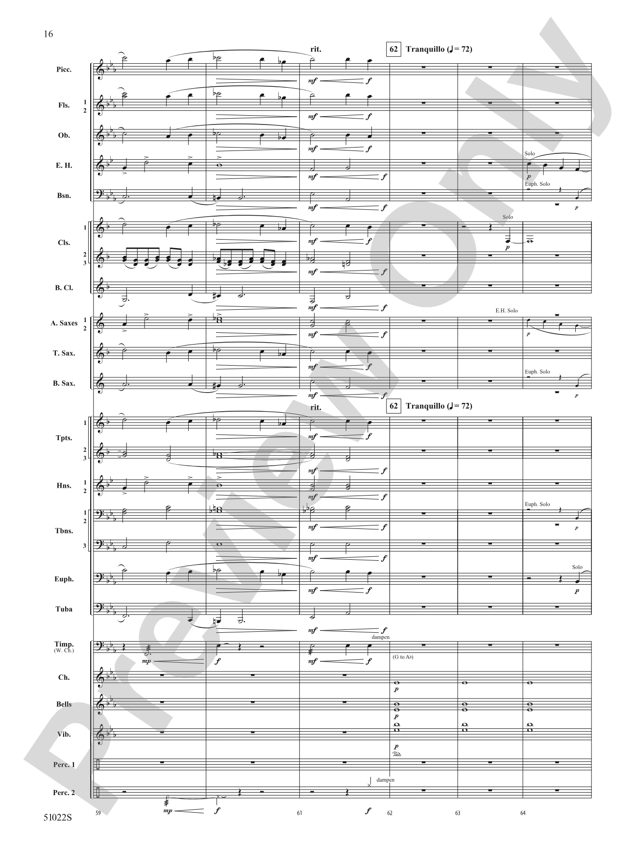 How Sweet the Sound: Concert Band Conductor Score & Parts