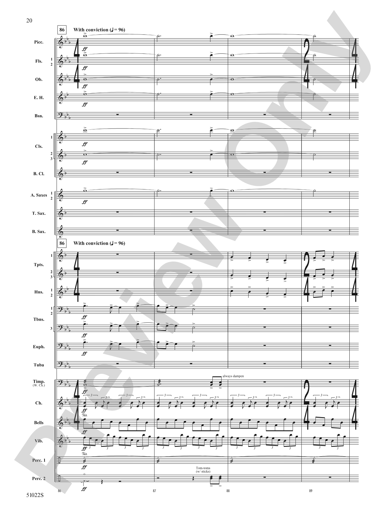 How Sweet the Sound: Concert Band Conductor Score & Parts