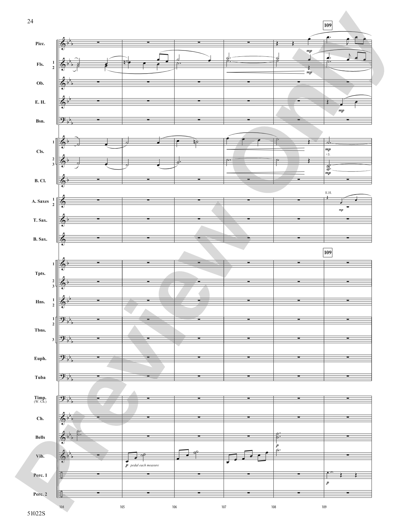 How Sweet the Sound: Concert Band Conductor Score & Parts