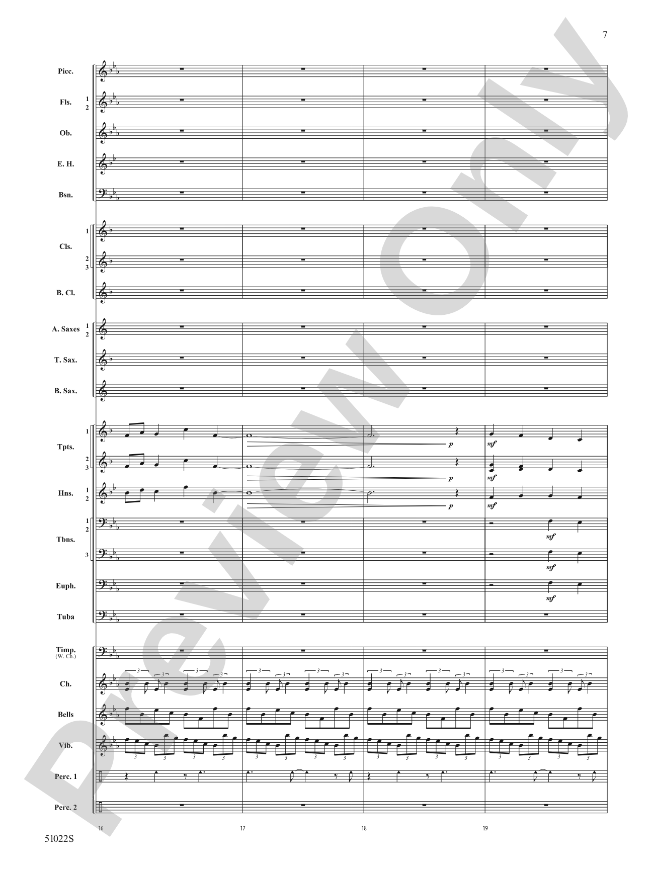 How Sweet the Sound: Concert Band Conductor Score & Parts