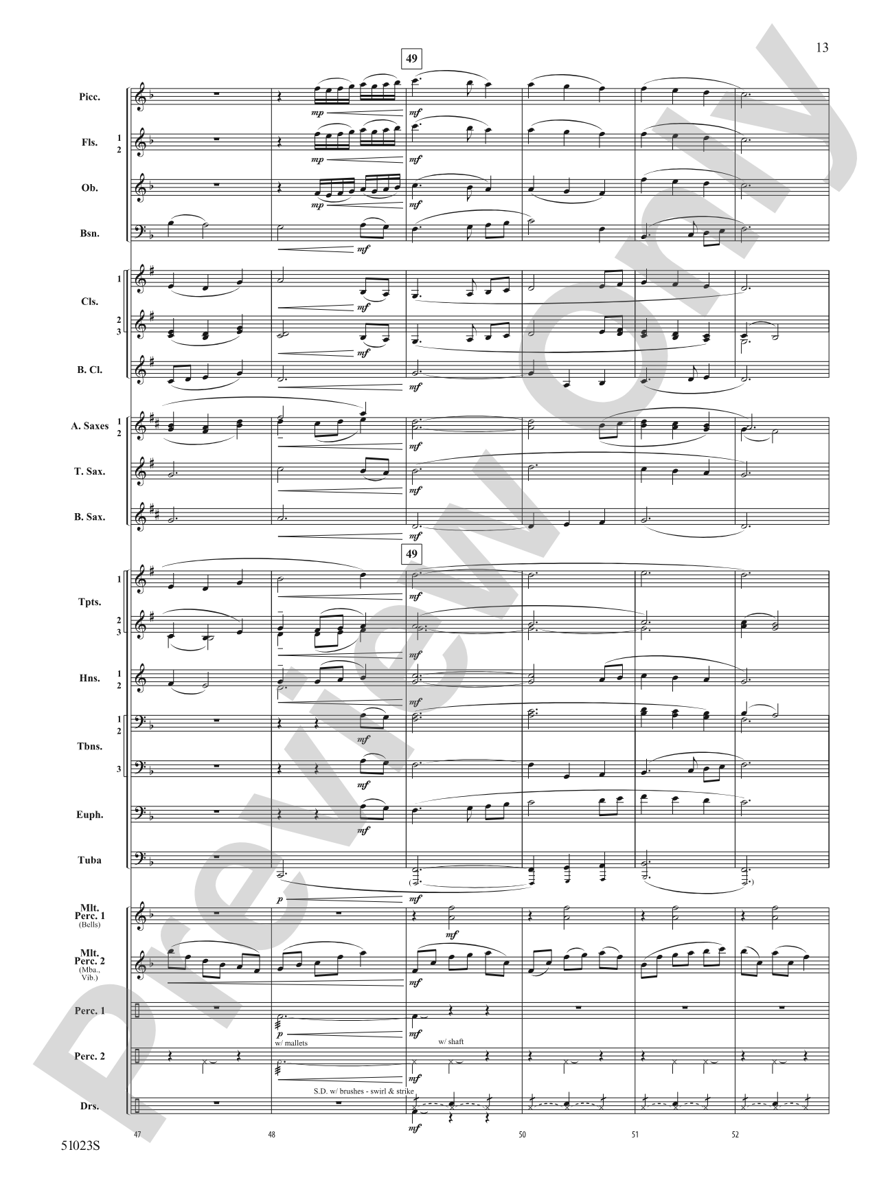 Walkin' Down Christmas Lane: Concert Band Conductor Score & Parts