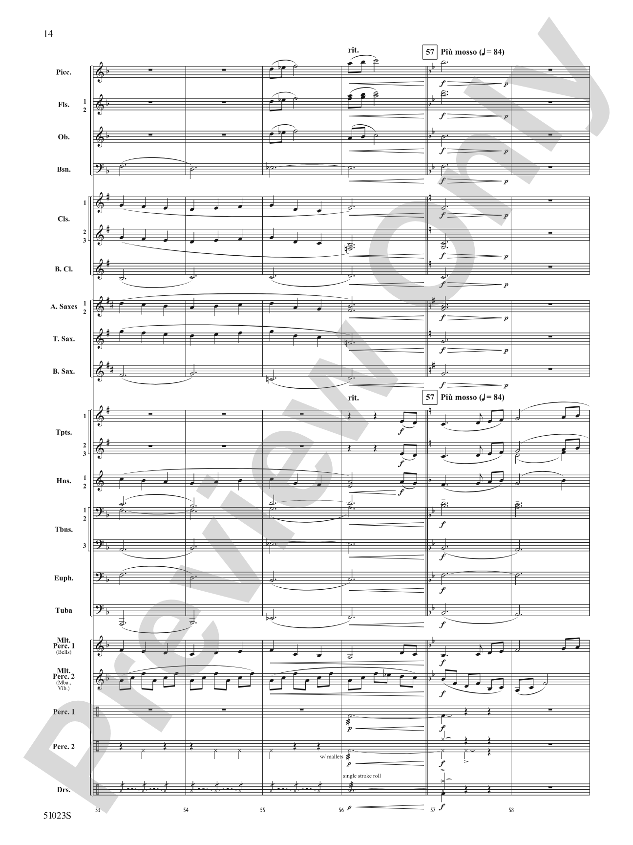 Walkin' Down Christmas Lane: Concert Band Conductor Score & Parts