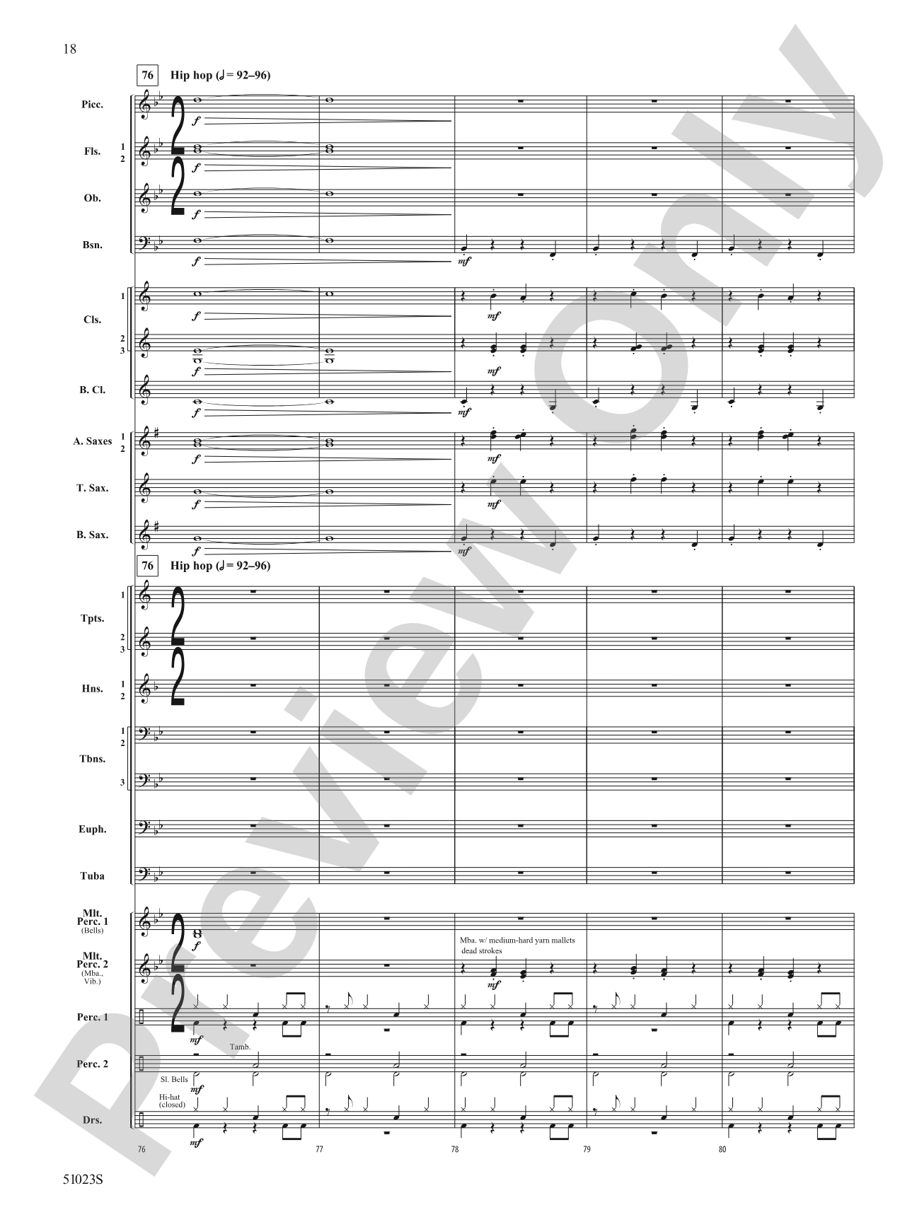 Walkin' Down Christmas Lane: Concert Band Conductor Score & Parts