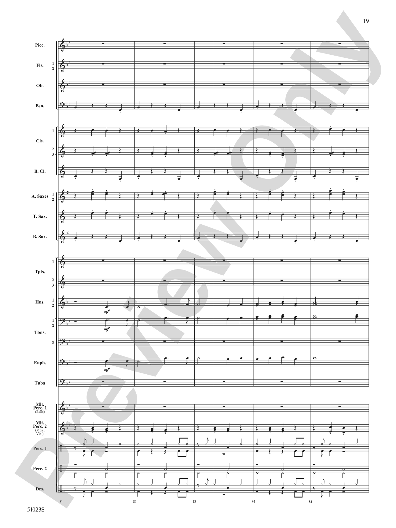 Walkin' Down Christmas Lane: Concert Band Conductor Score & Parts