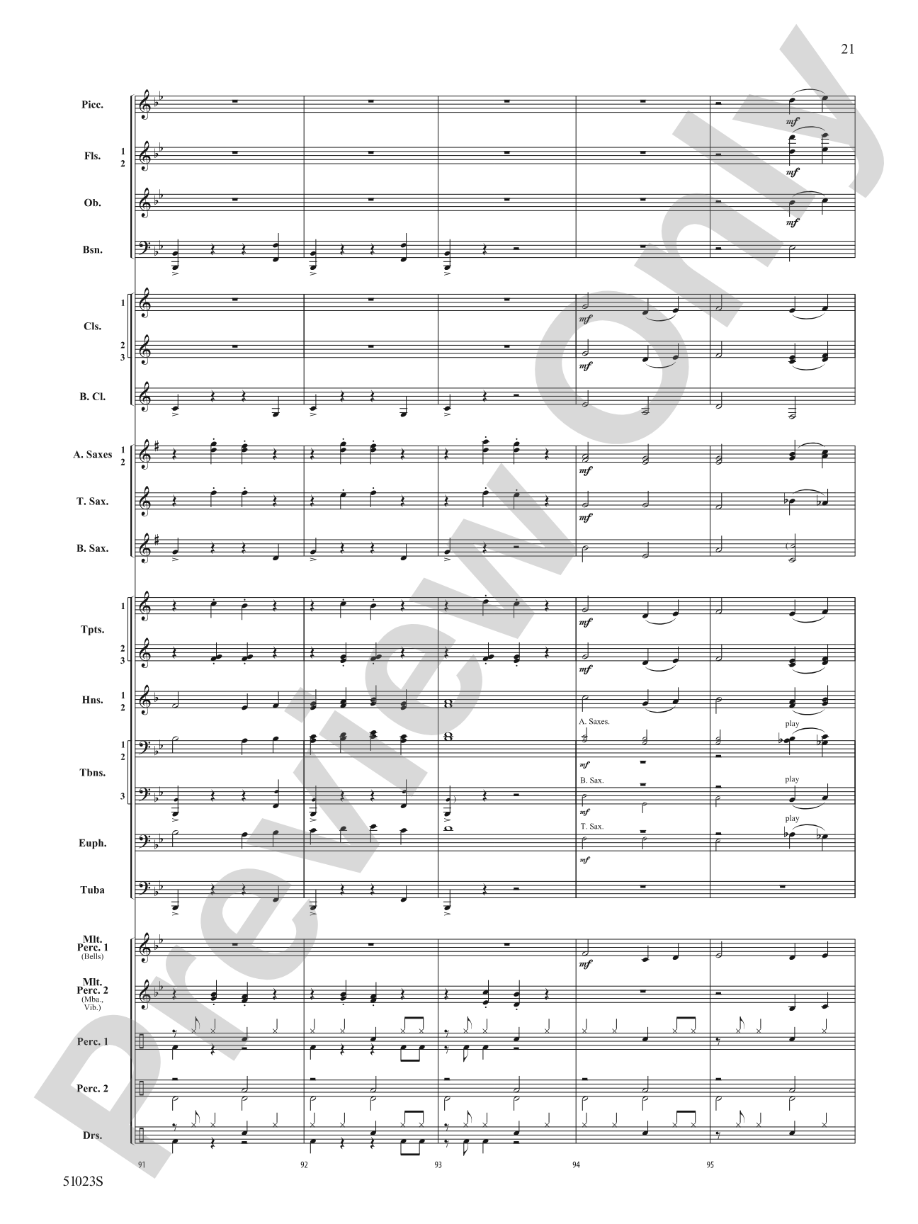 Walkin' Down Christmas Lane: Concert Band Conductor Score & Parts