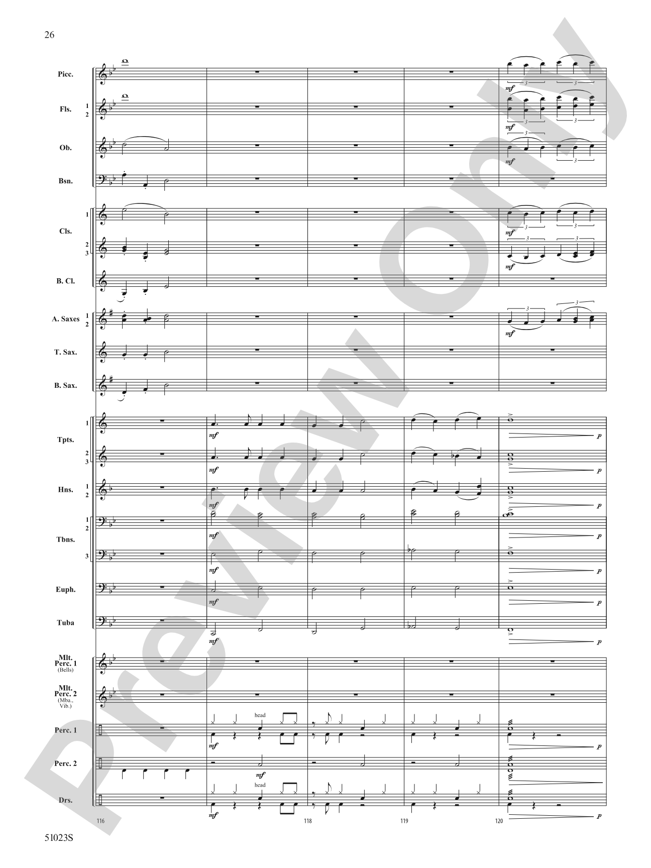 Walkin' Down Christmas Lane: Concert Band Conductor Score & Parts