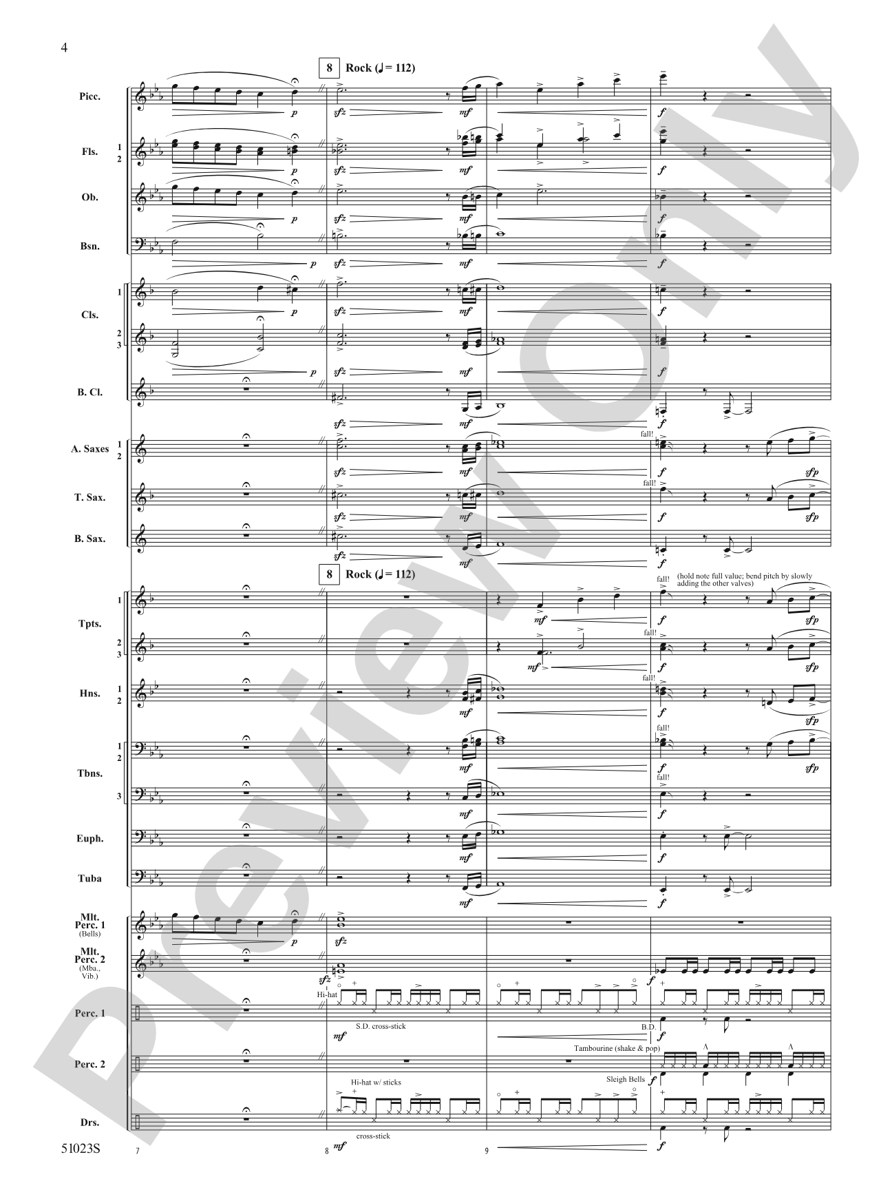 Walkin' Down Christmas Lane: Concert Band Conductor Score & Parts