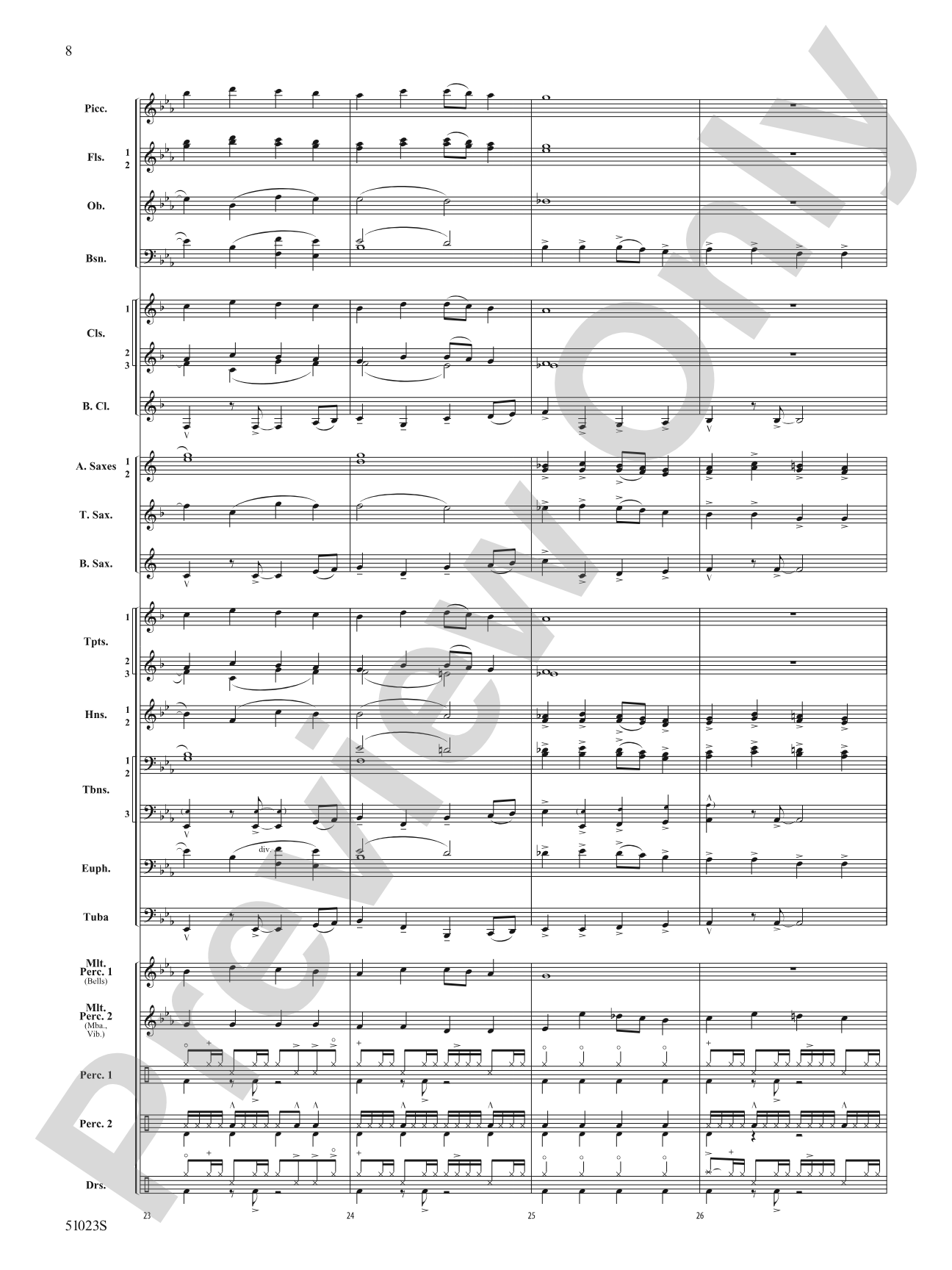 Walkin' Down Christmas Lane: Concert Band Conductor Score & Parts