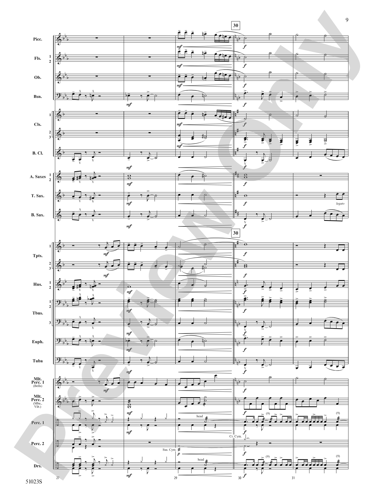Walkin' Down Christmas Lane: Concert Band Conductor Score & Parts