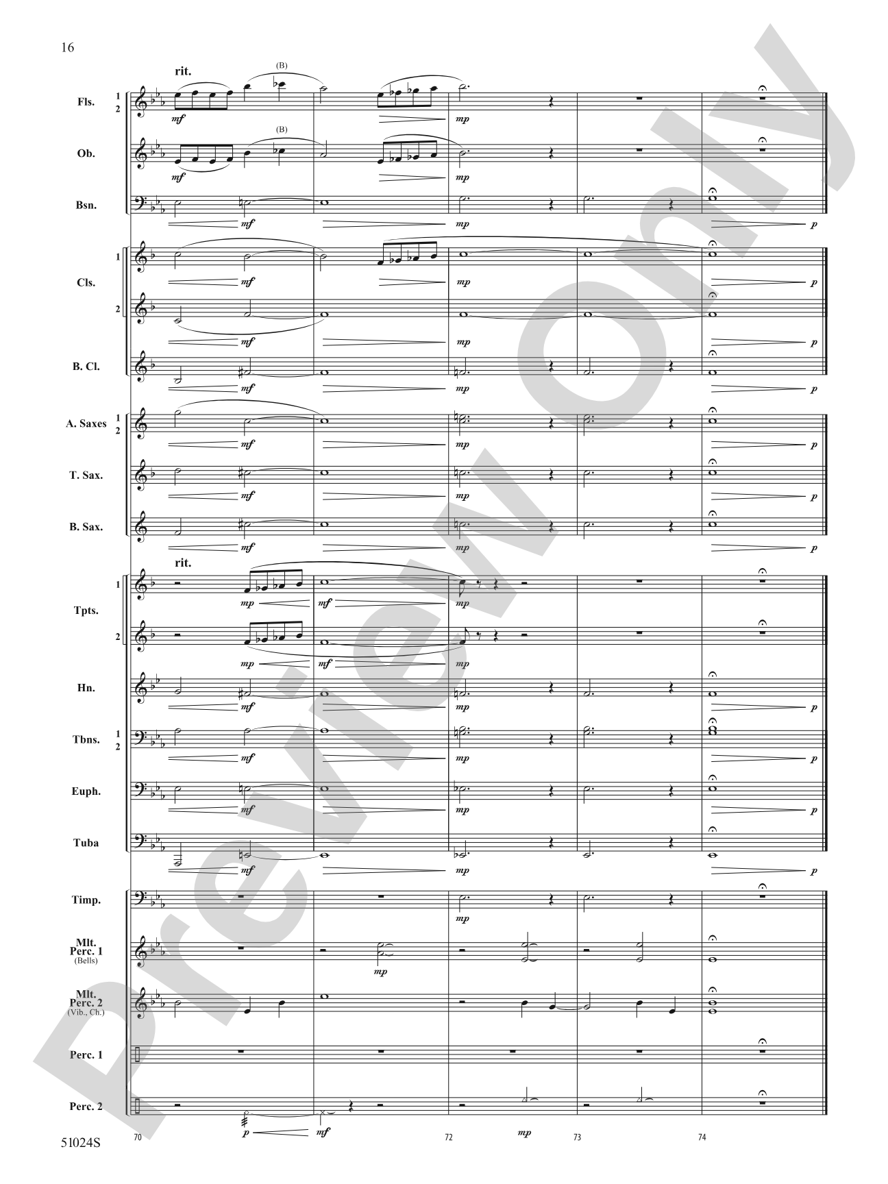 Uniquely You: Concert Band Conductor Score & Parts