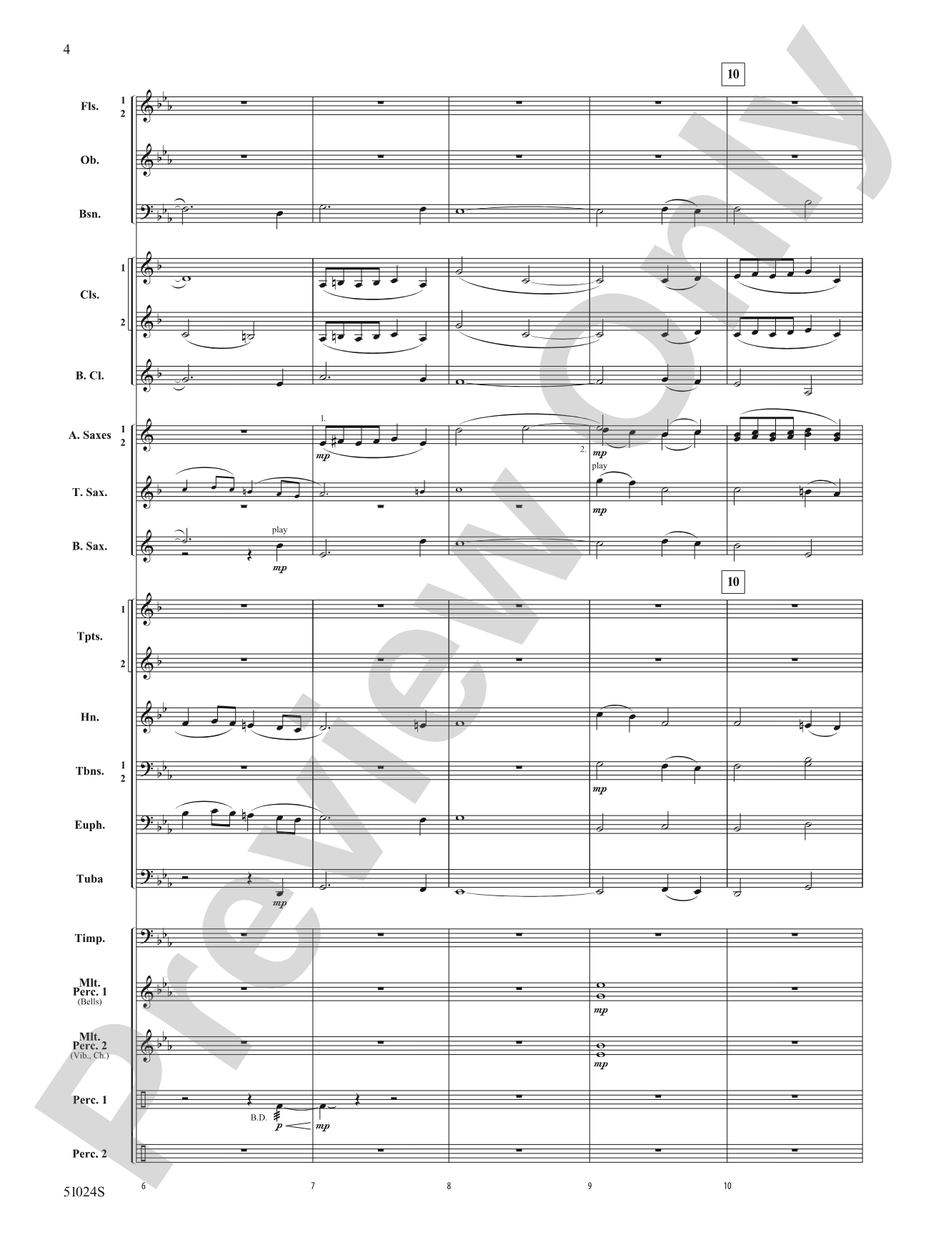 Uniquely You: Concert Band Conductor Score & Parts