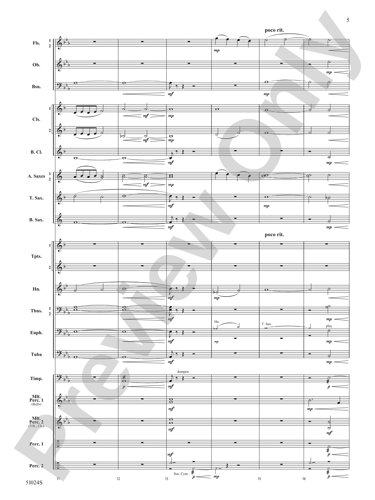 Uniquely You: Concert Band Conductor Score & Parts