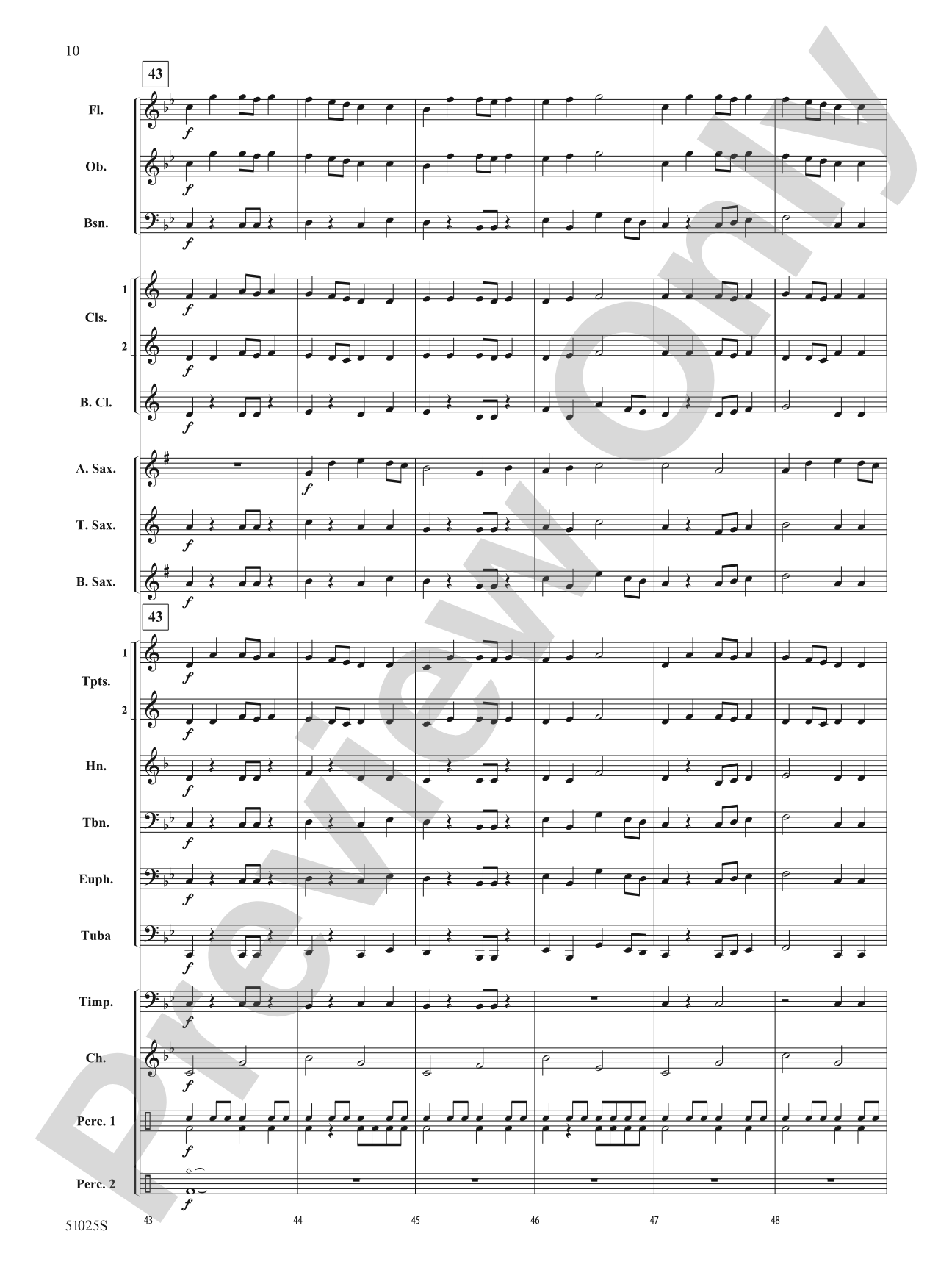 Fortune and Glory: Concert Band Conductor Score & Parts