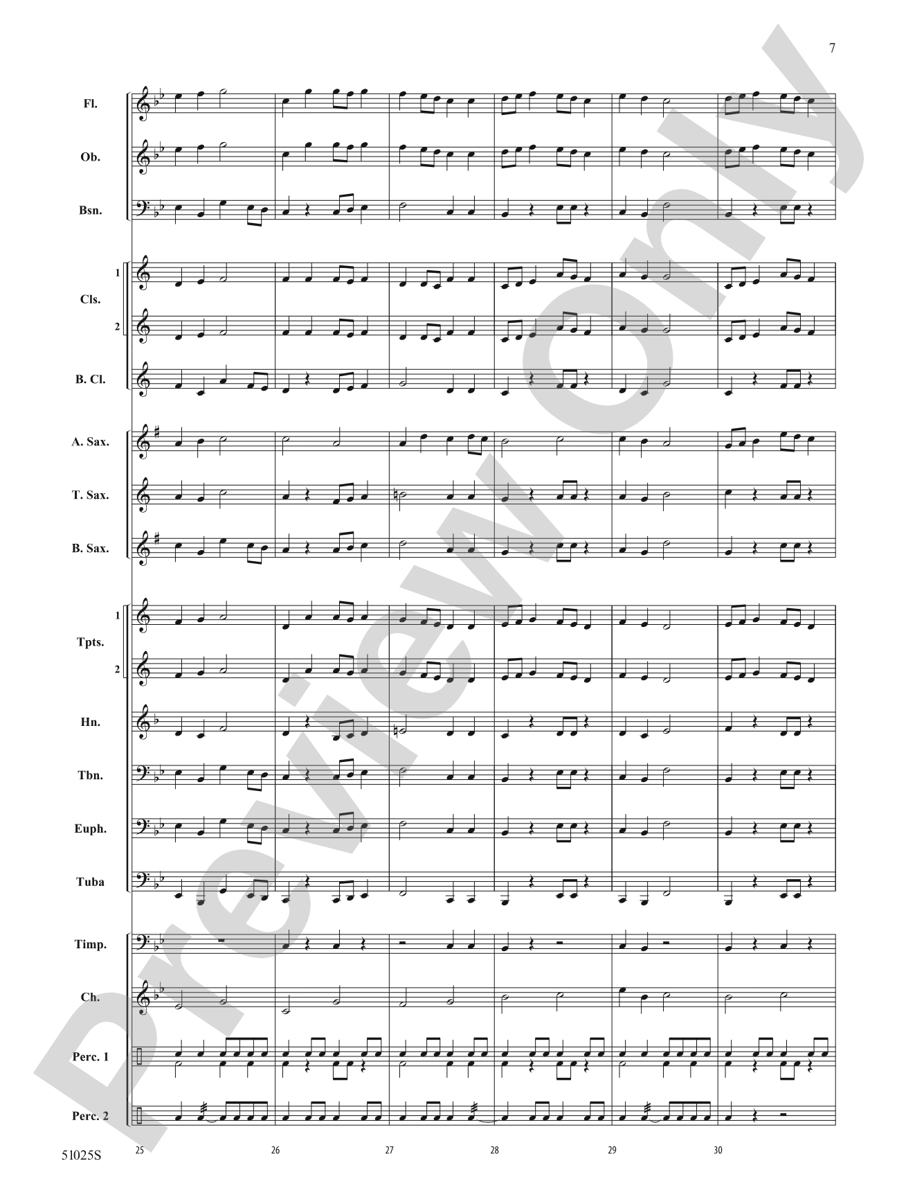 Fortune and Glory: Concert Band Conductor Score & Parts