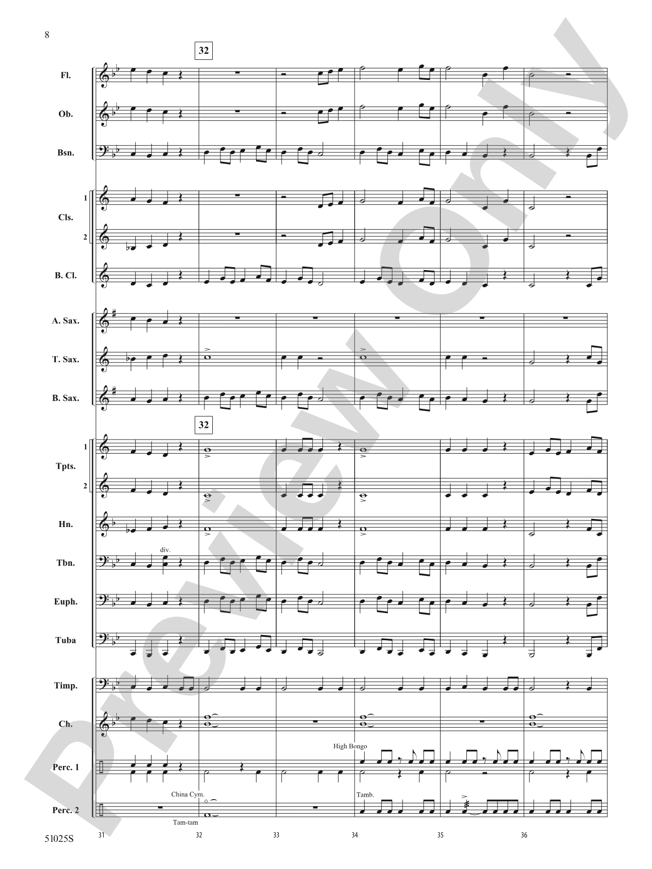 Fortune and Glory: Concert Band Conductor Score & Parts