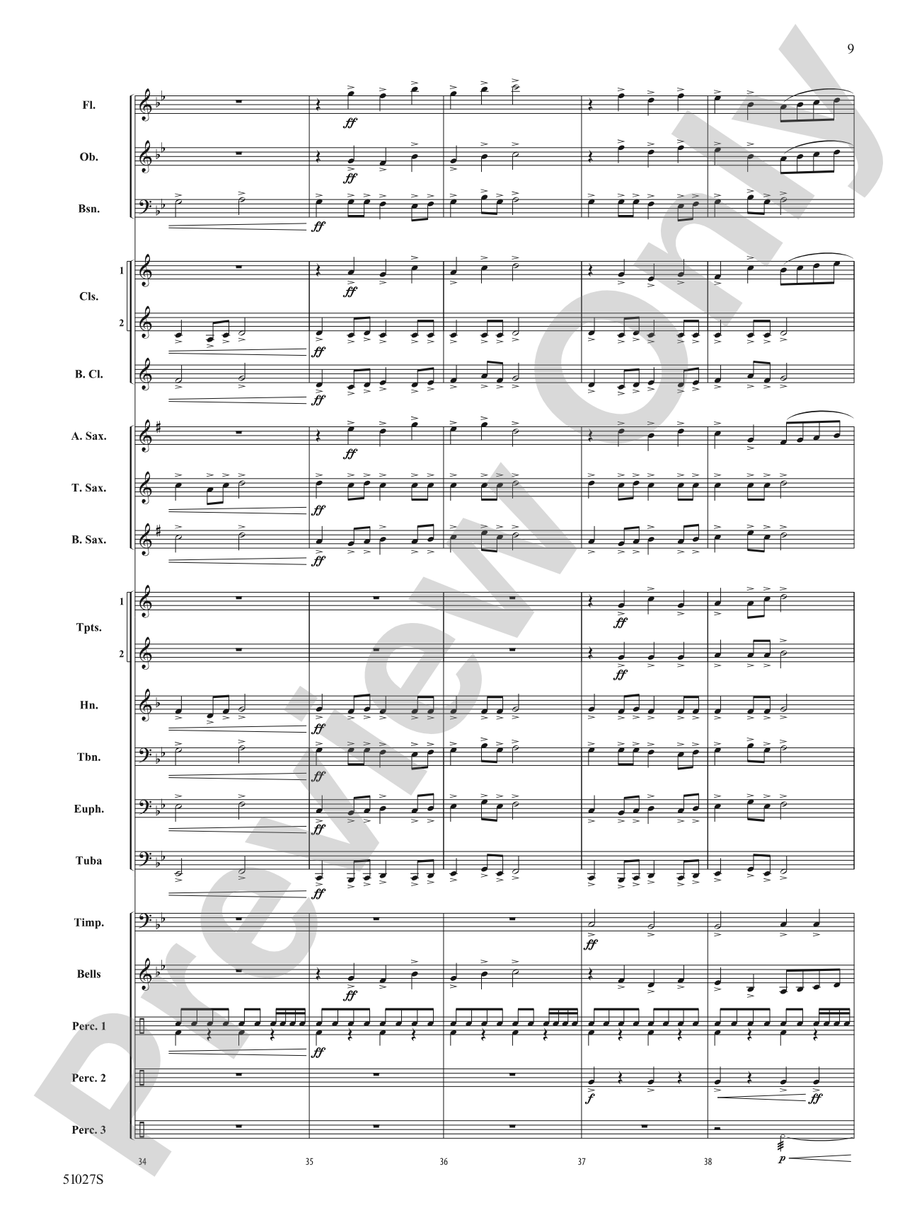 One Final Mission: Concert Band Conductor Score & Parts