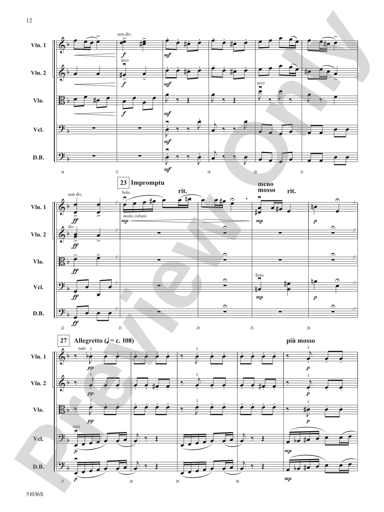 Three Norwegian Dances: String Orchestra Conductor Score & Parts