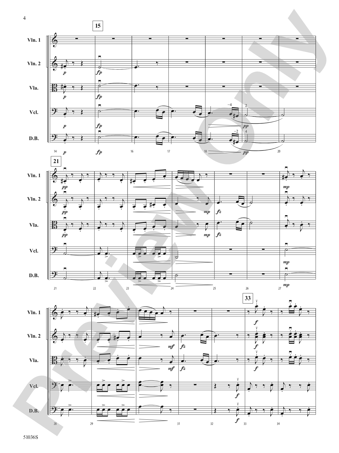 Three Norwegian Dances: String Orchestra Conductor Score & Parts