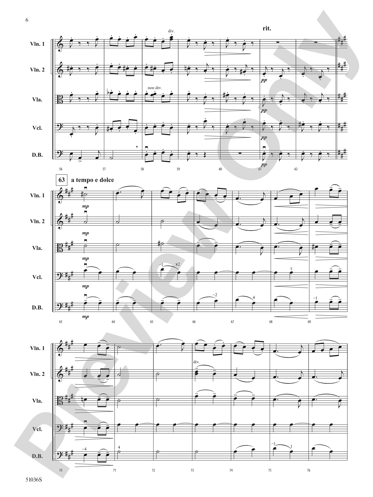 Three Norwegian Dances: String Orchestra Conductor Score & Parts