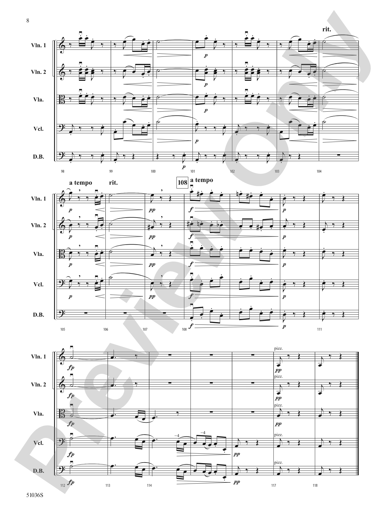 Three Norwegian Dances: String Orchestra Conductor Score & Parts