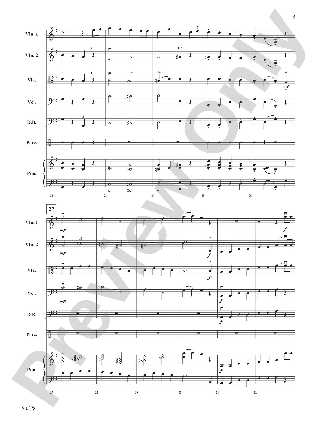 Frosty the Snowman: String Orchestra Conductor Score & Parts