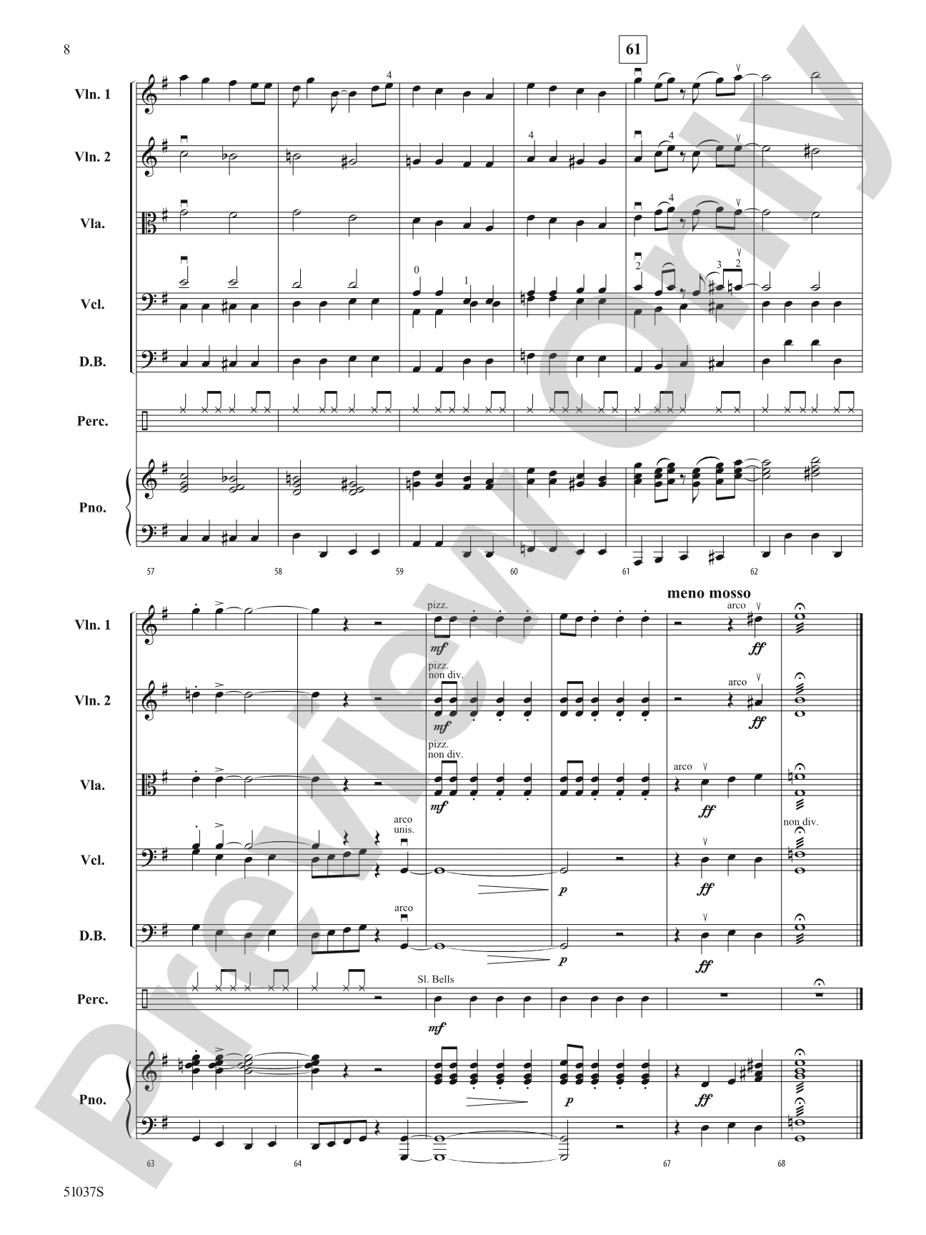 Frosty the Snowman: String Orchestra Conductor Score & Parts