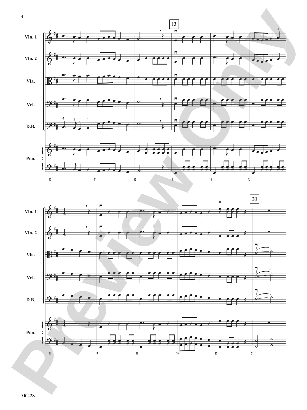 Royal March of the Lion: String Orchestra Conductor Score & Parts