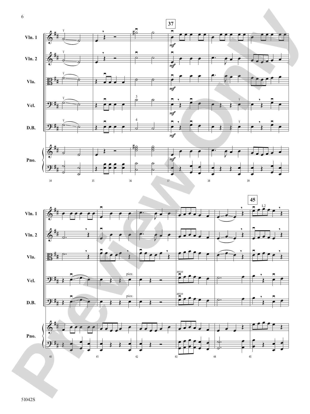 Royal March of the Lion: String Orchestra Conductor Score & Parts