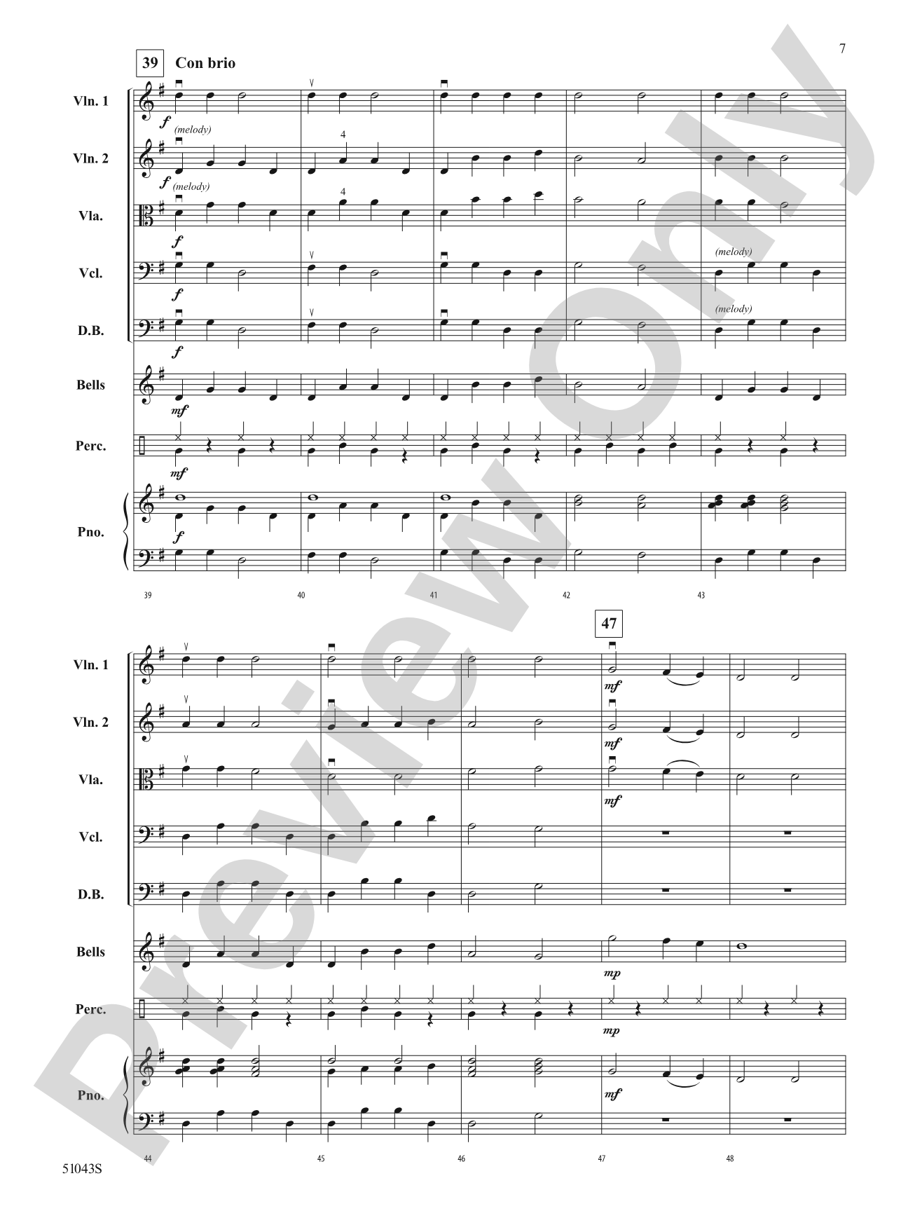 A Jolly Jingle: String Orchestra Conductor Score & Parts