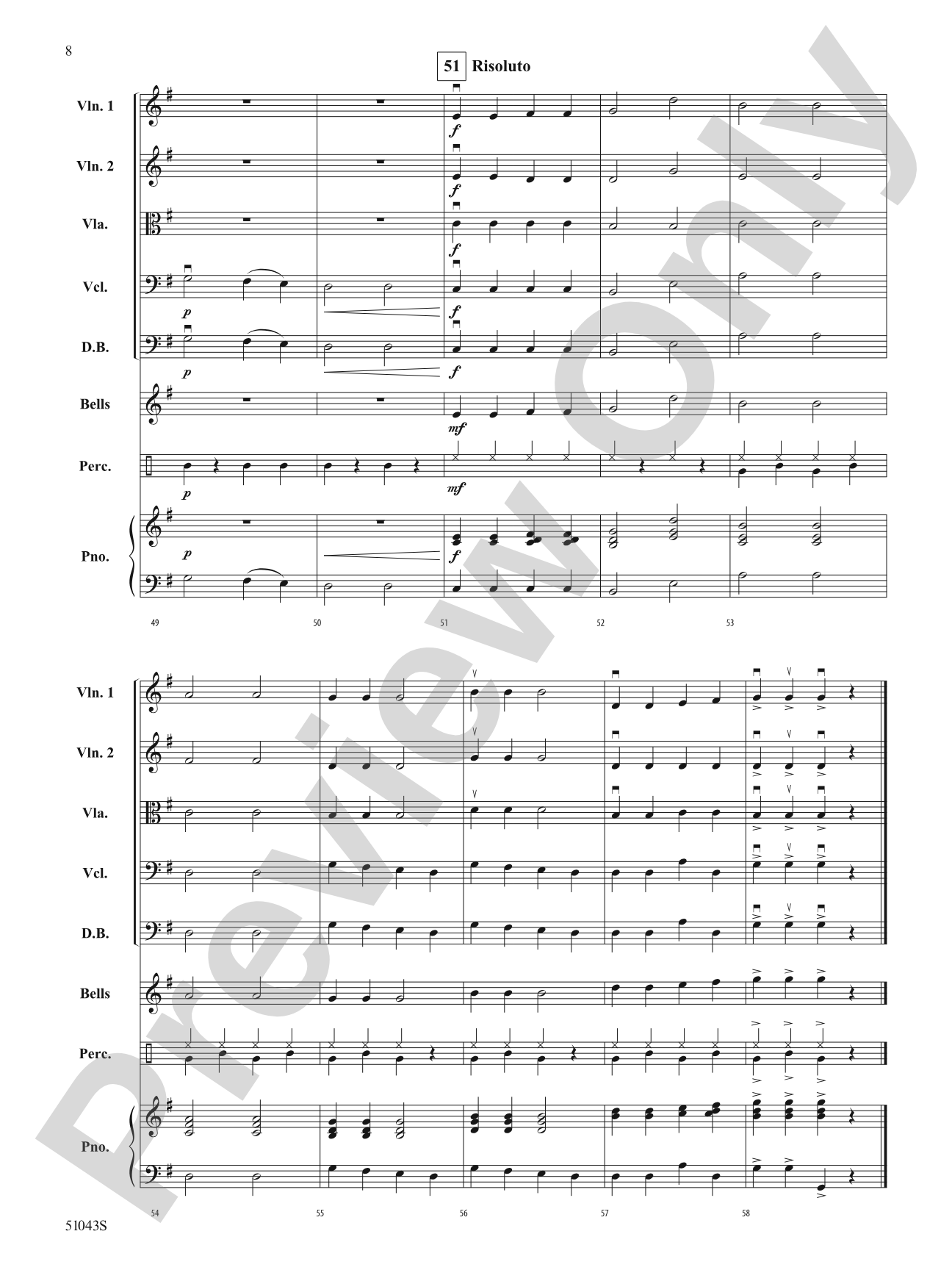 A Jolly Jingle: String Orchestra Conductor Score & Parts