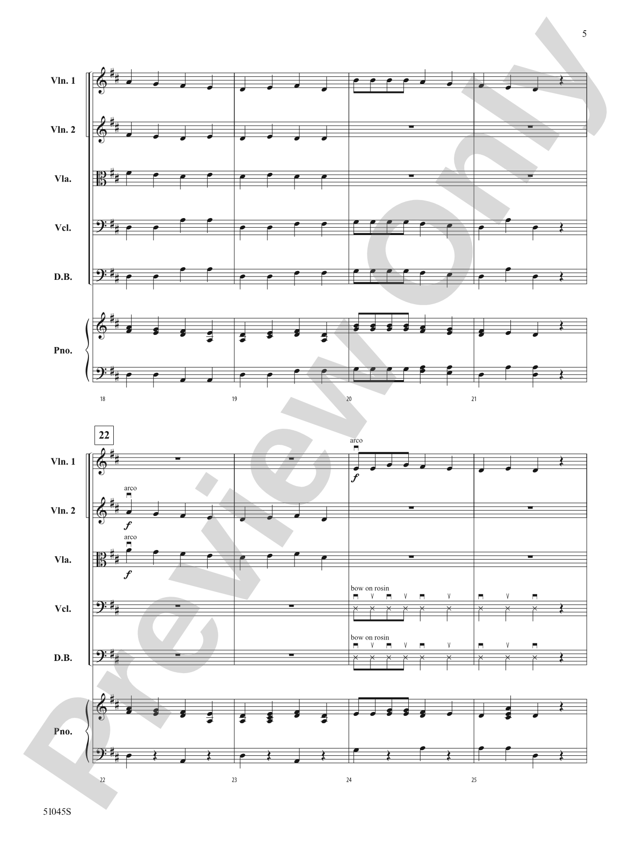 Deck the Halls With Bows and Rosin: String Orchestra Conductor Score & Parts