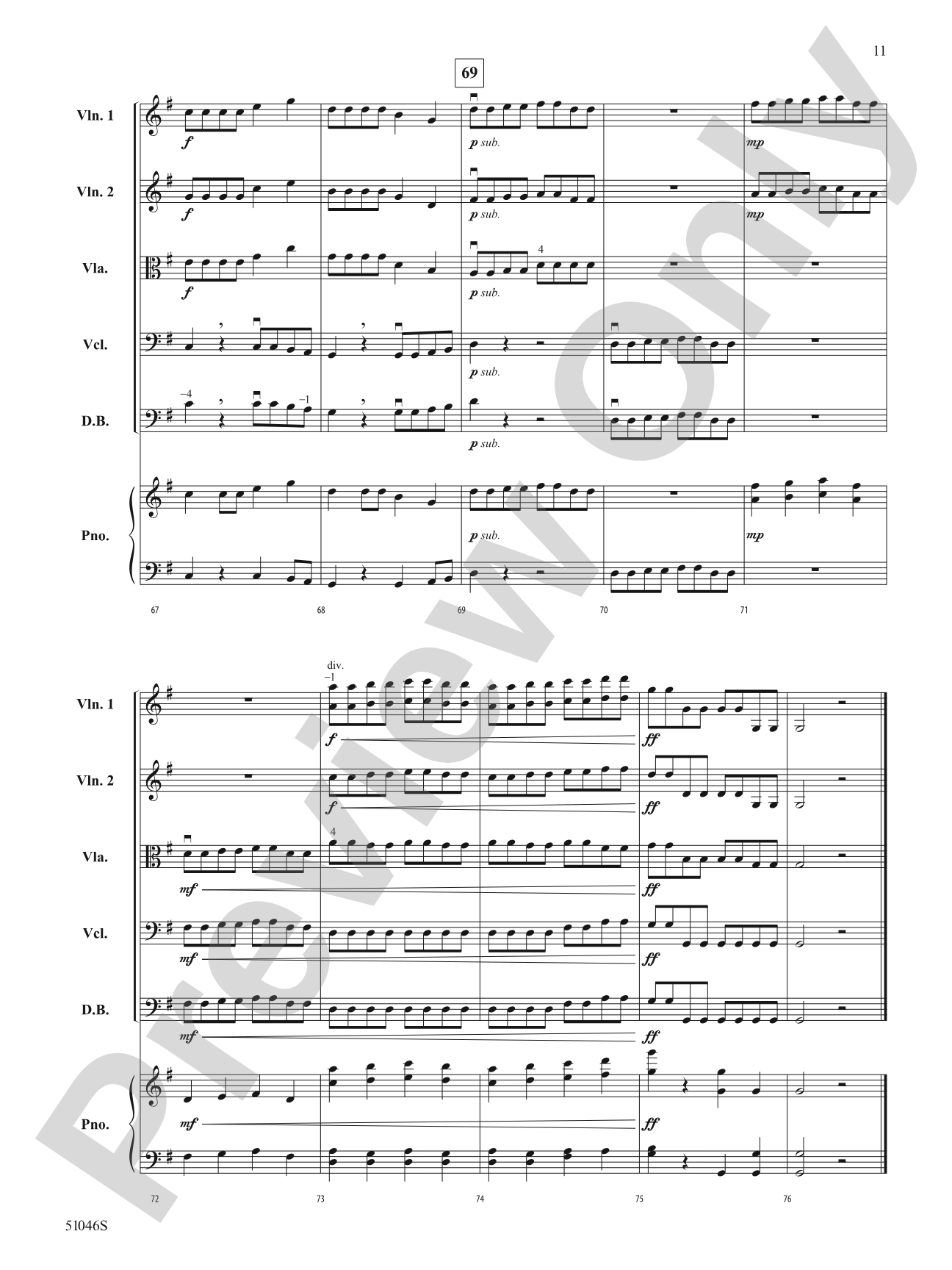 Perpetuoso: String Orchestra Conductor Score & Parts