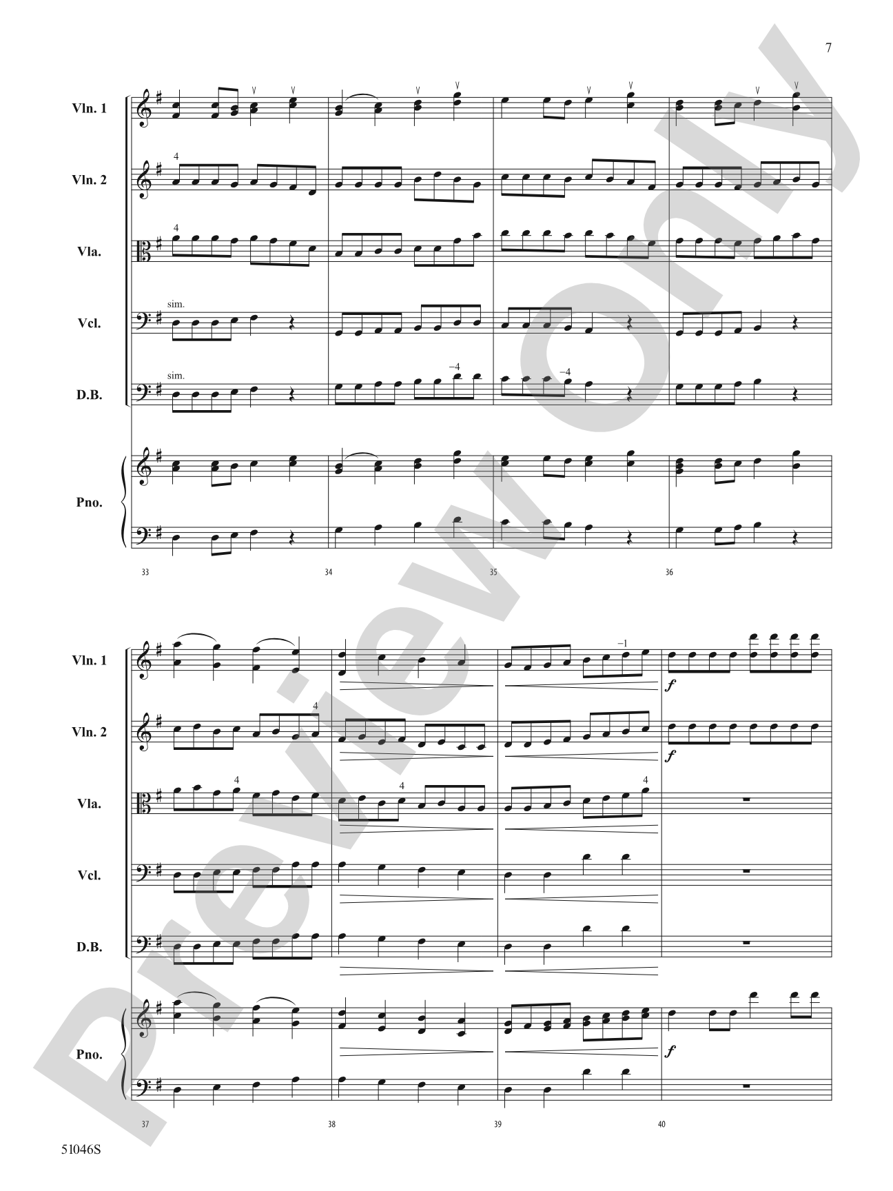 Perpetuoso: String Orchestra Conductor Score & Parts