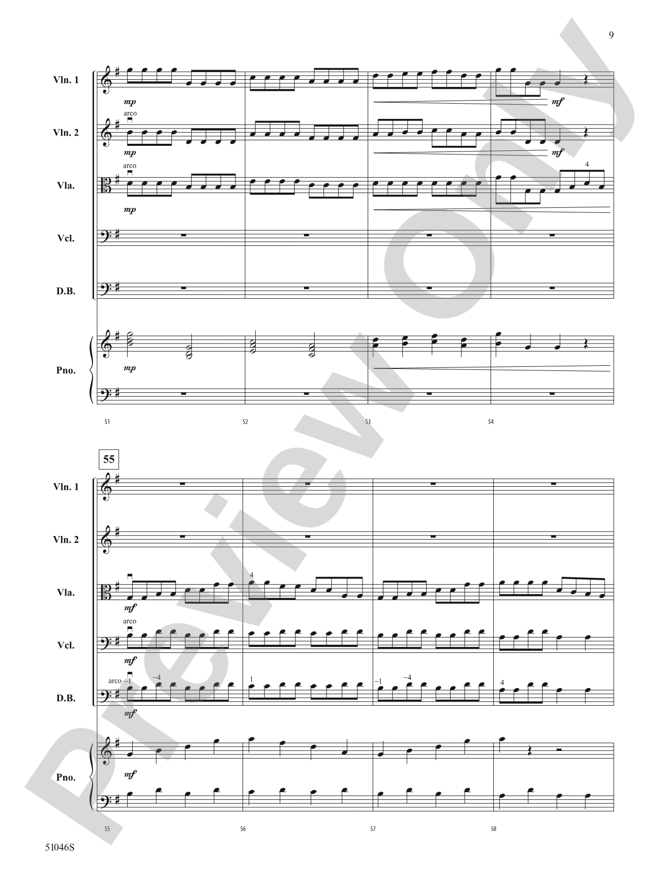 Perpetuoso: String Orchestra Conductor Score & Parts