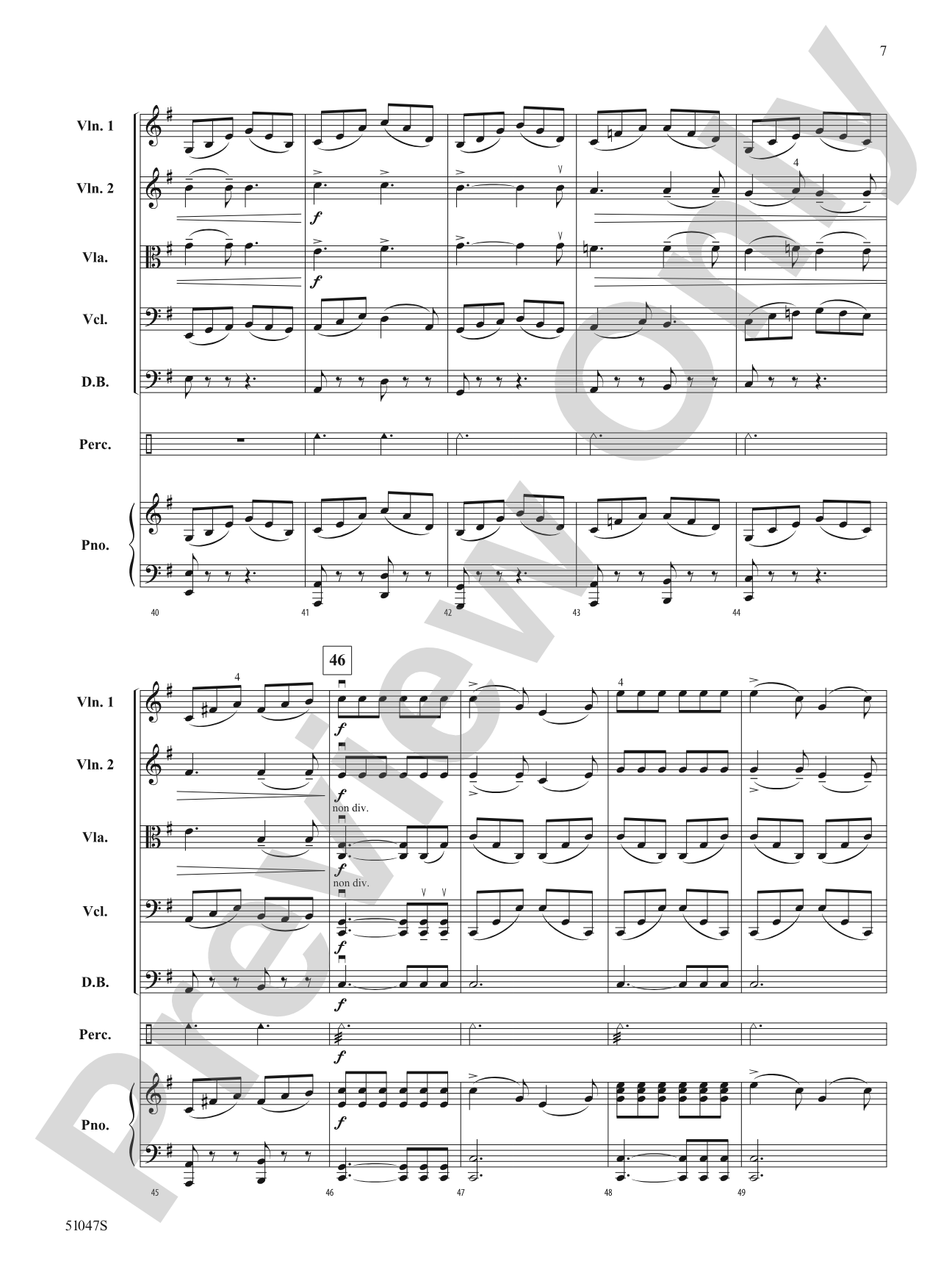 The Moldau: String Orchestra Conductor Score & Parts